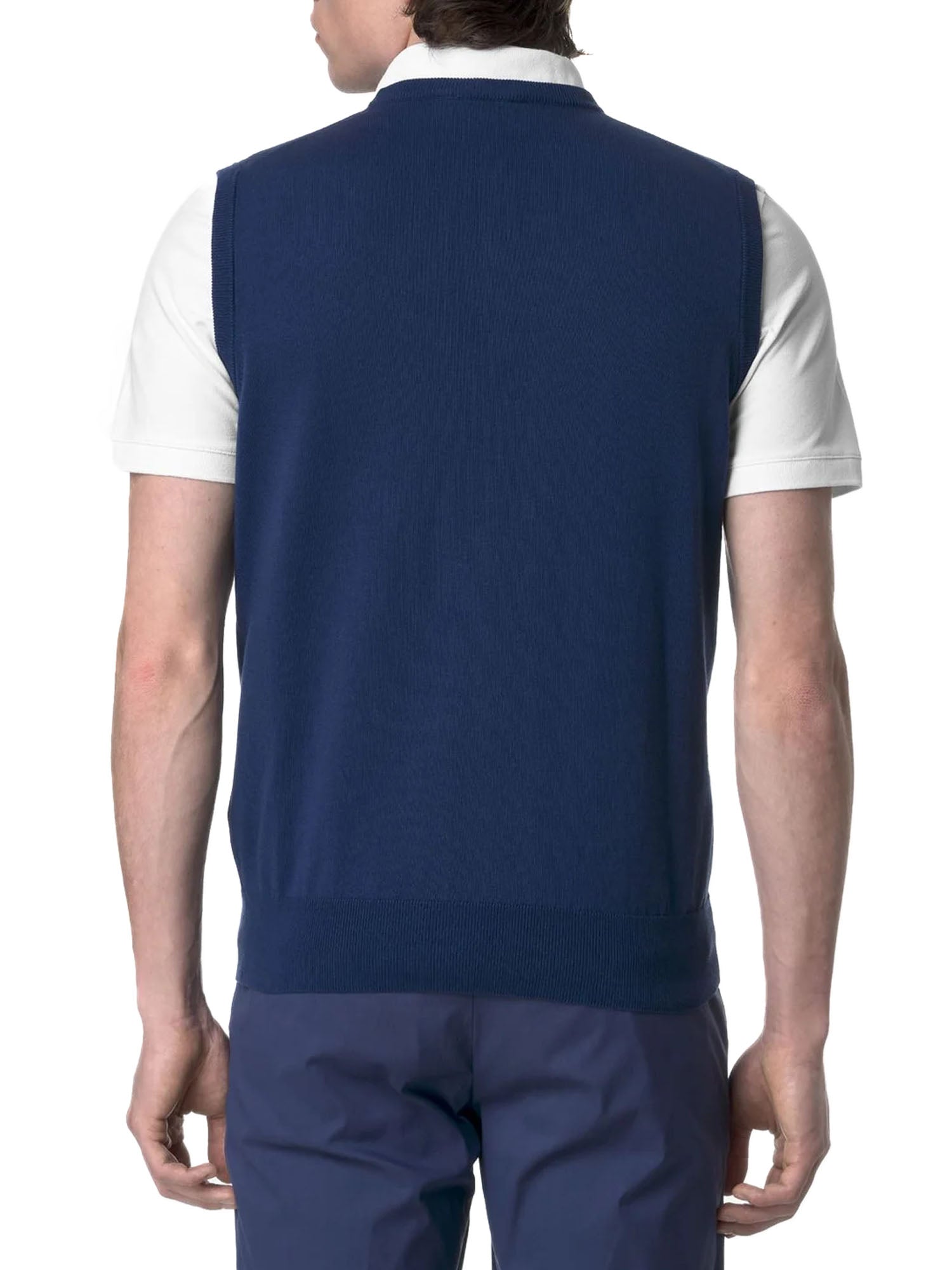 K-way Jeano Cottons Gilet Blu