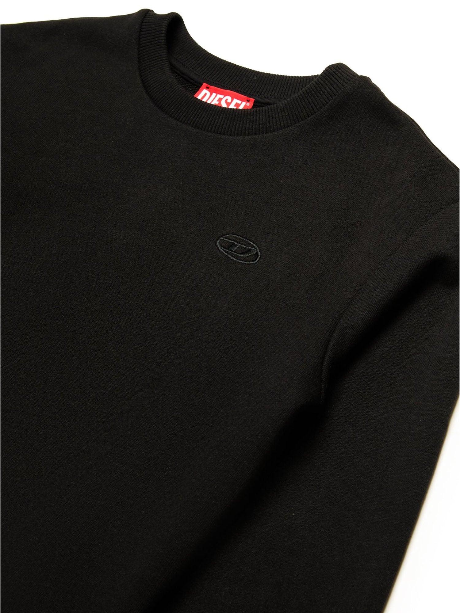 Diesel Srobmegolav Over Felpa Beige Cord Bambino Nero