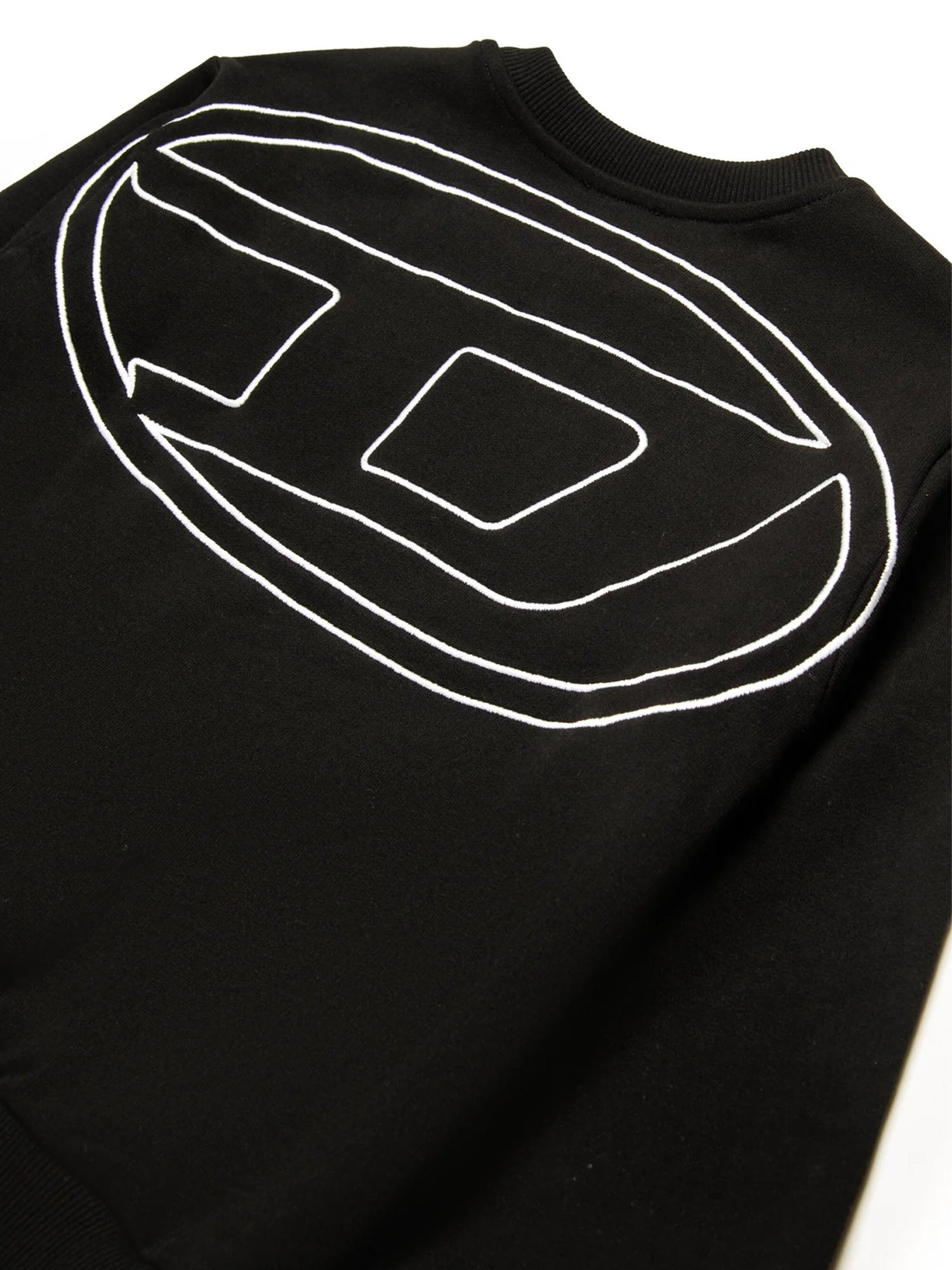 Diesel Srobmegovald Over Felpa Bambino Nero