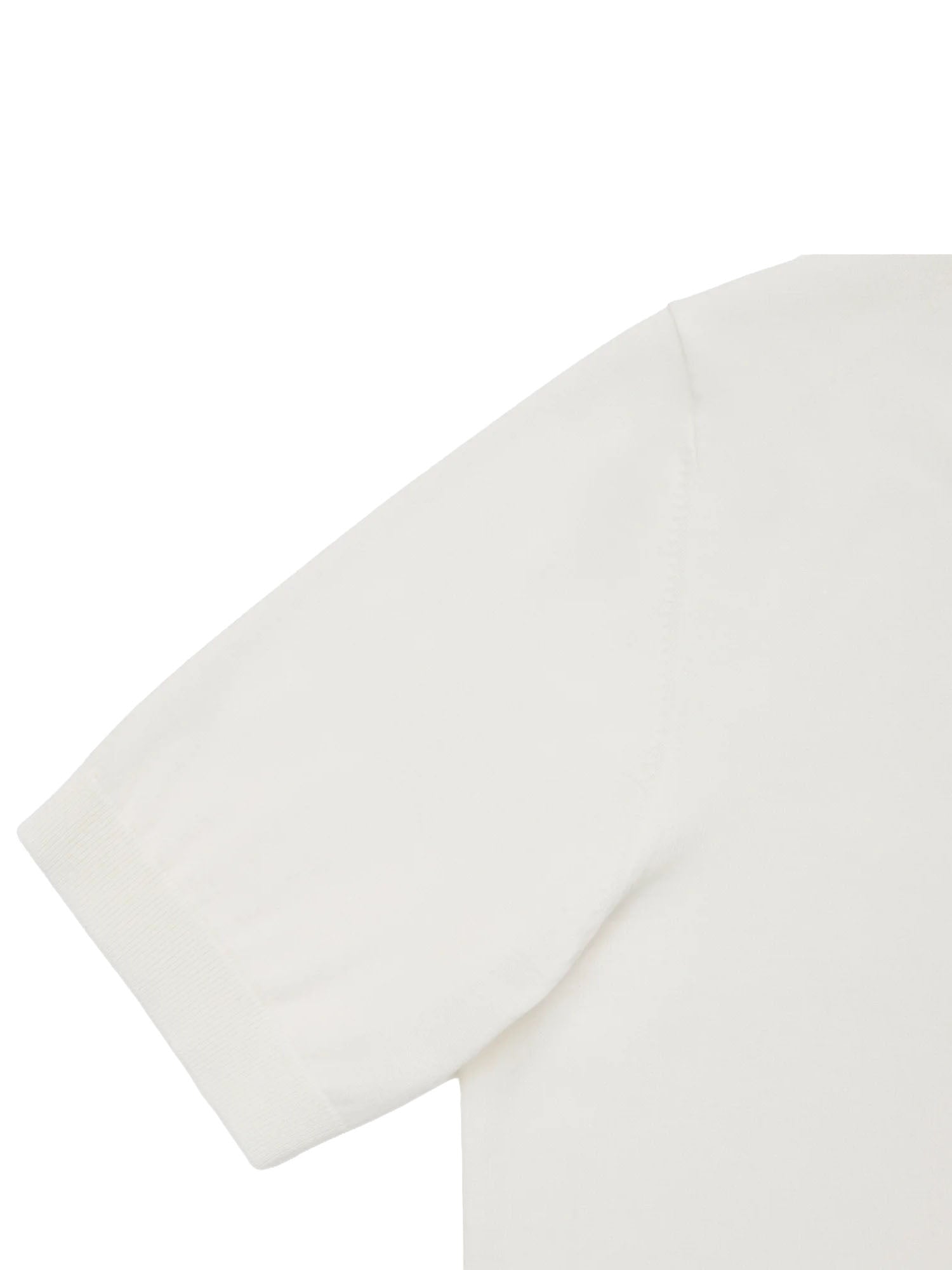 Paolo Pecora Maglia Girocollo a Maniche Corte Bianco
