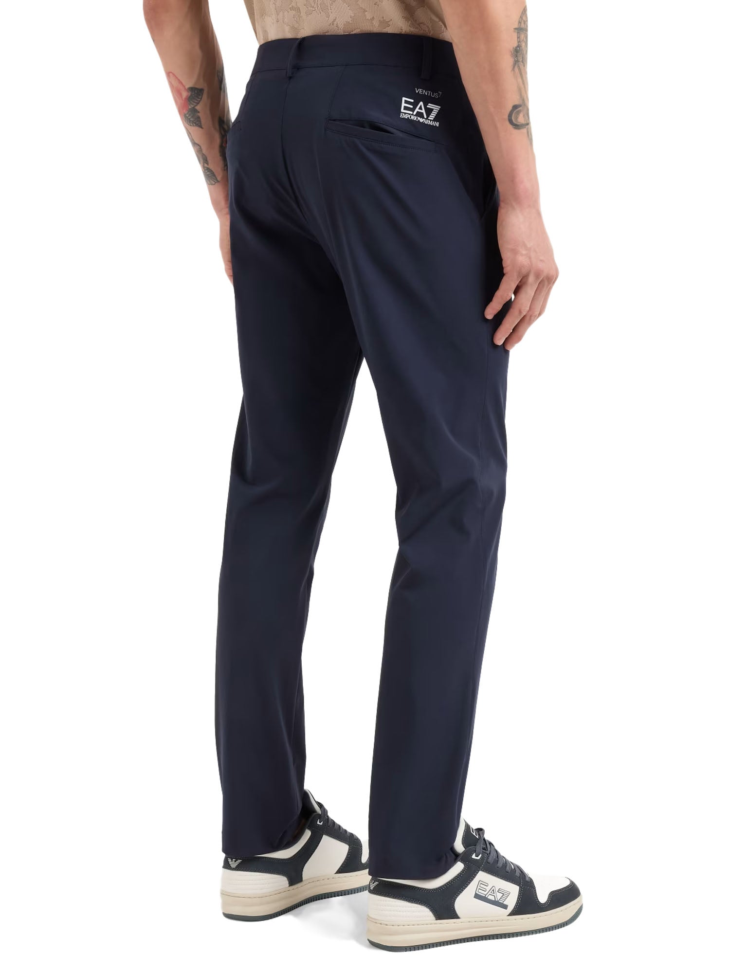 Ea7 Pantaloni Golf Pro Blu