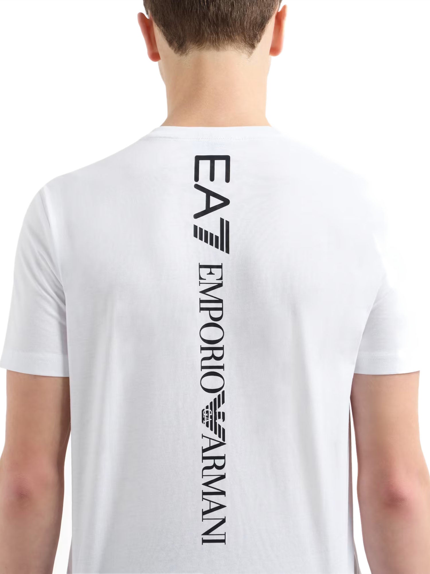 Ea7 T-Shirt Logo Series Bianco
