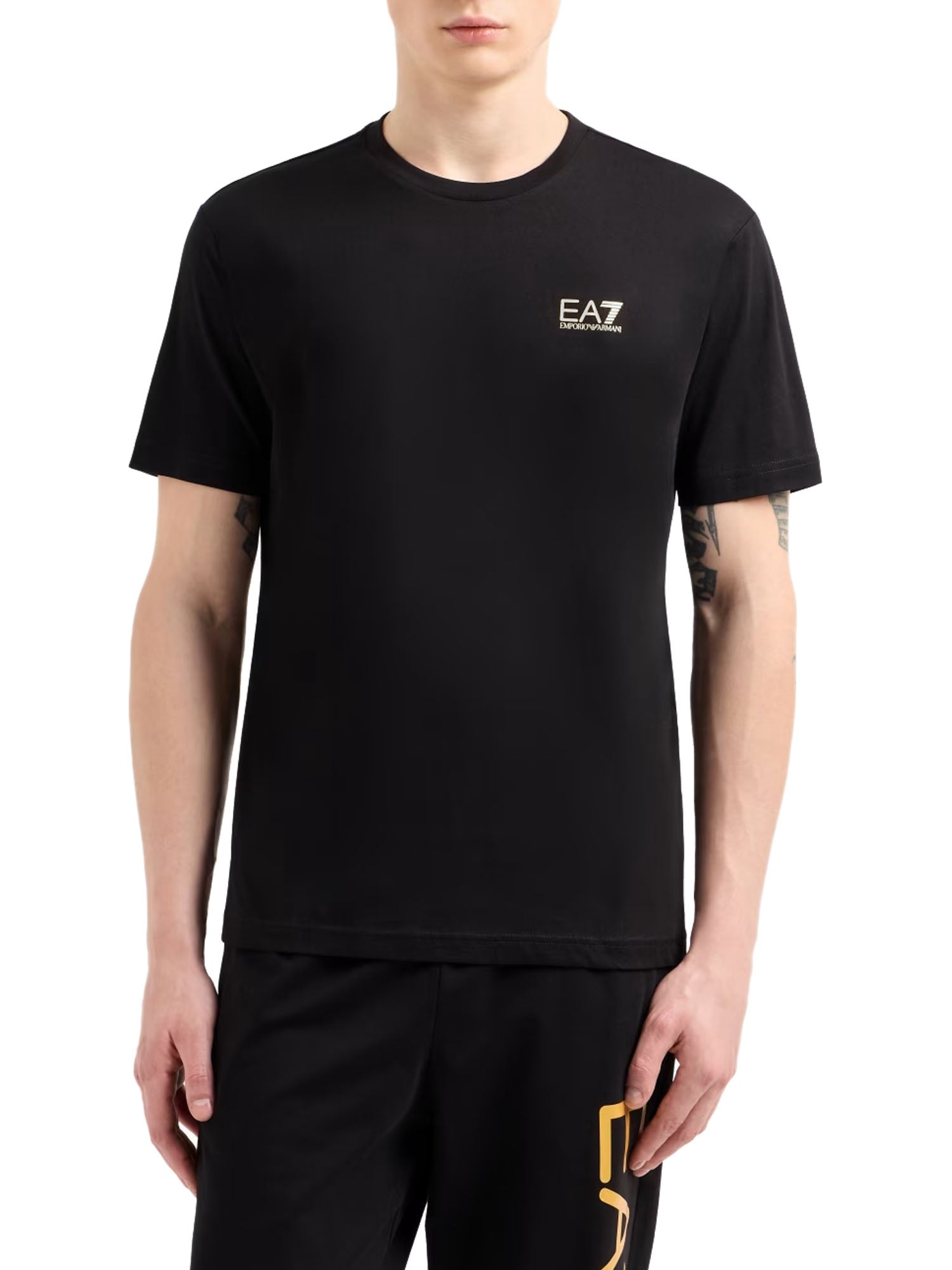 Ea7 T-Shirt Logo Series Nero