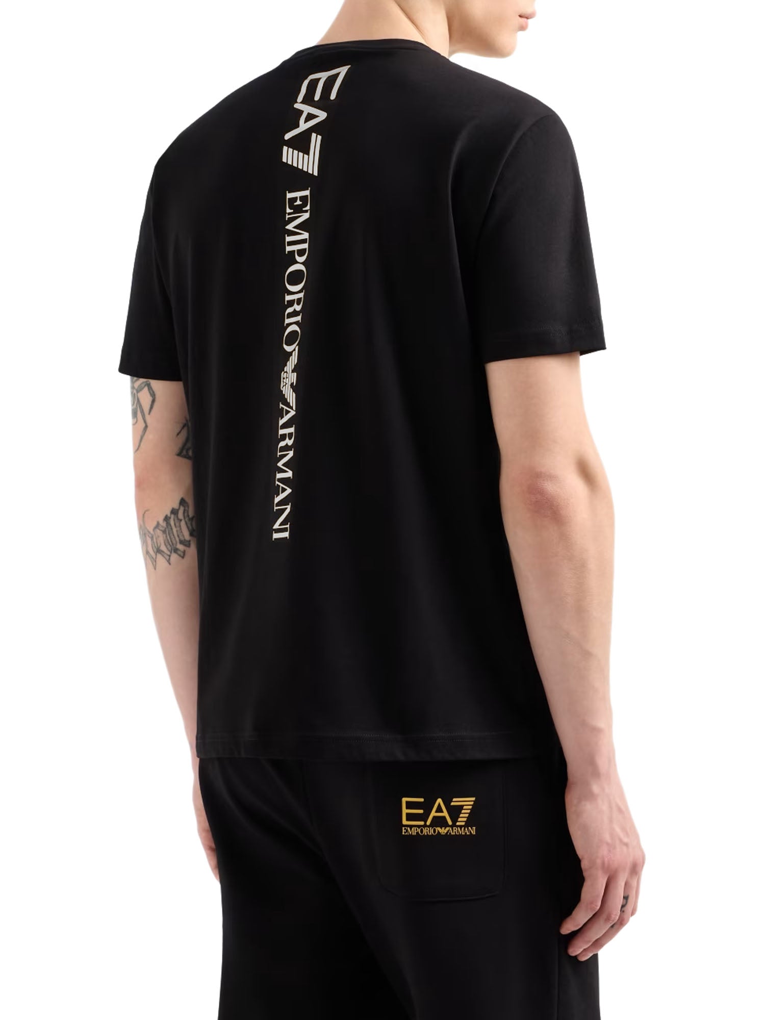 Ea7 T-Shirt Logo Series Nero