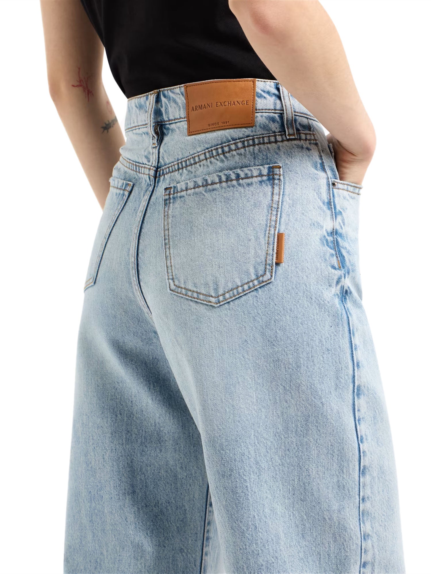 Armani Exchange Jeans Relaxed Blu