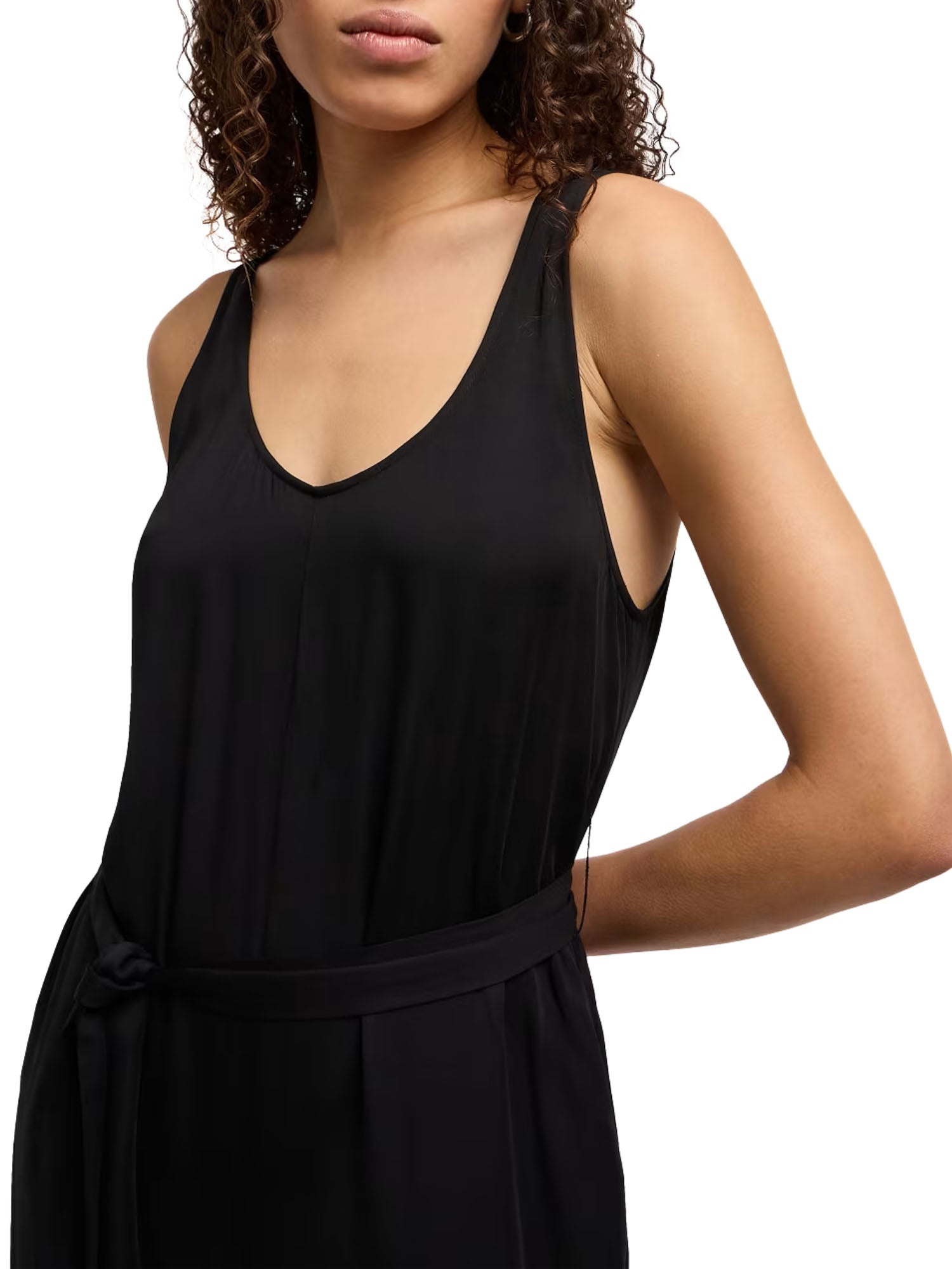 Armani Exchange Tuta Viscosa Nero