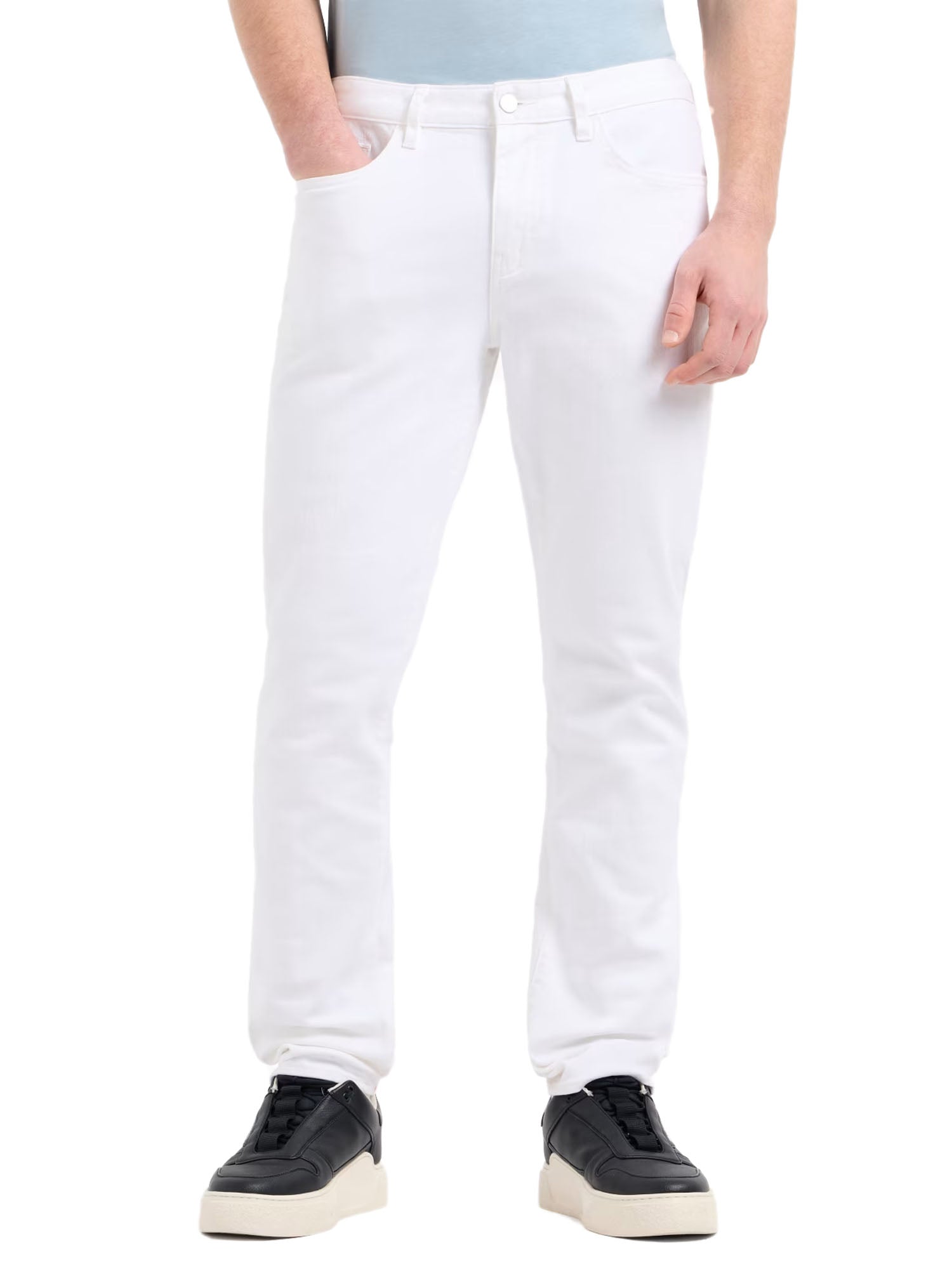 Armani Exchange Jeans 5 Pockets Bianco