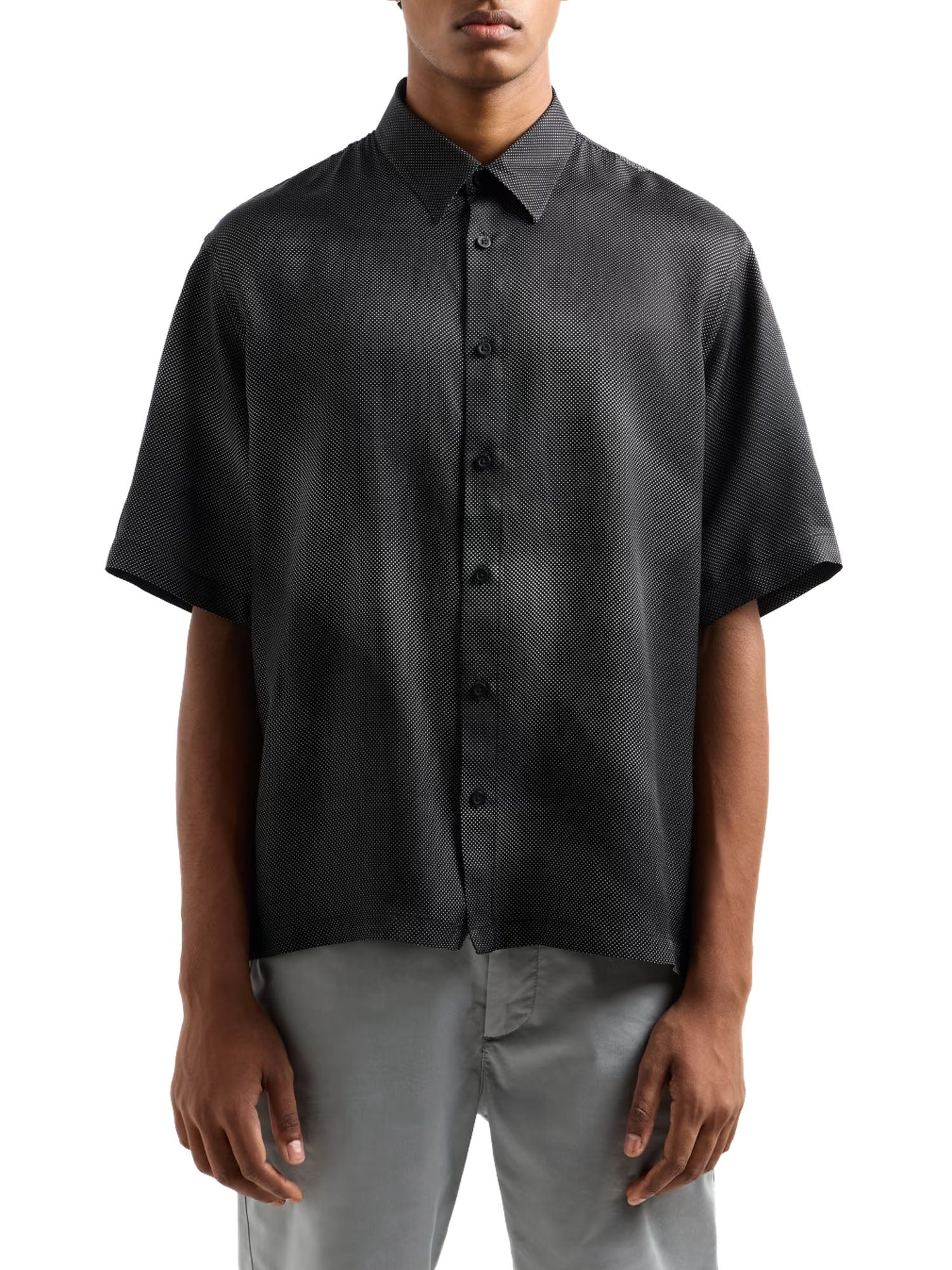 Armani Exchange Camicia AX Uomo Nero