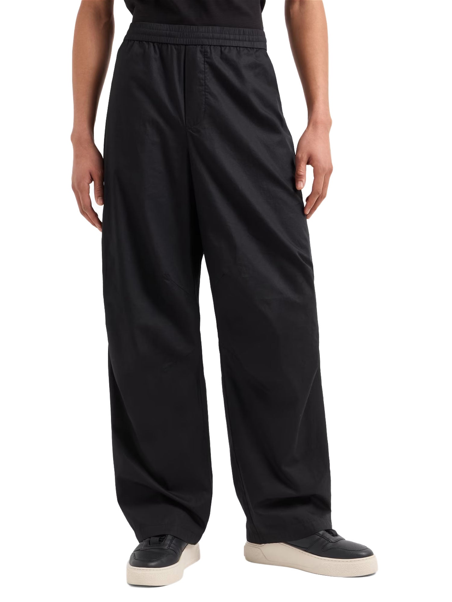 Armani Exchange Pantaloni Oversize Nero