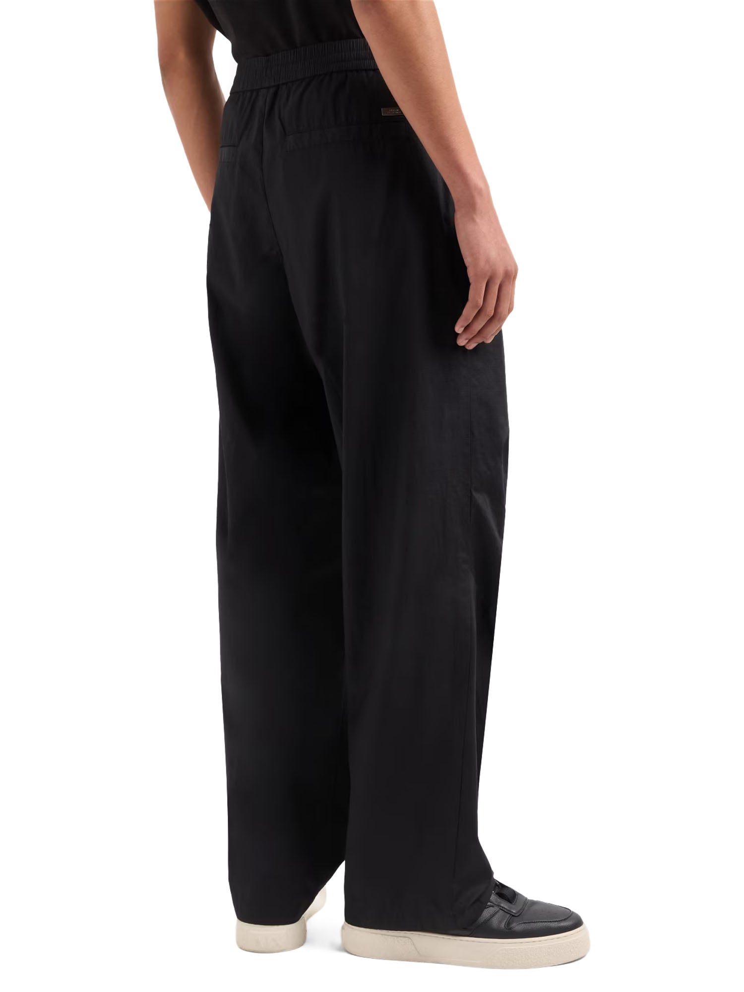 Armani Exchange Pantaloni Oversize Nero
