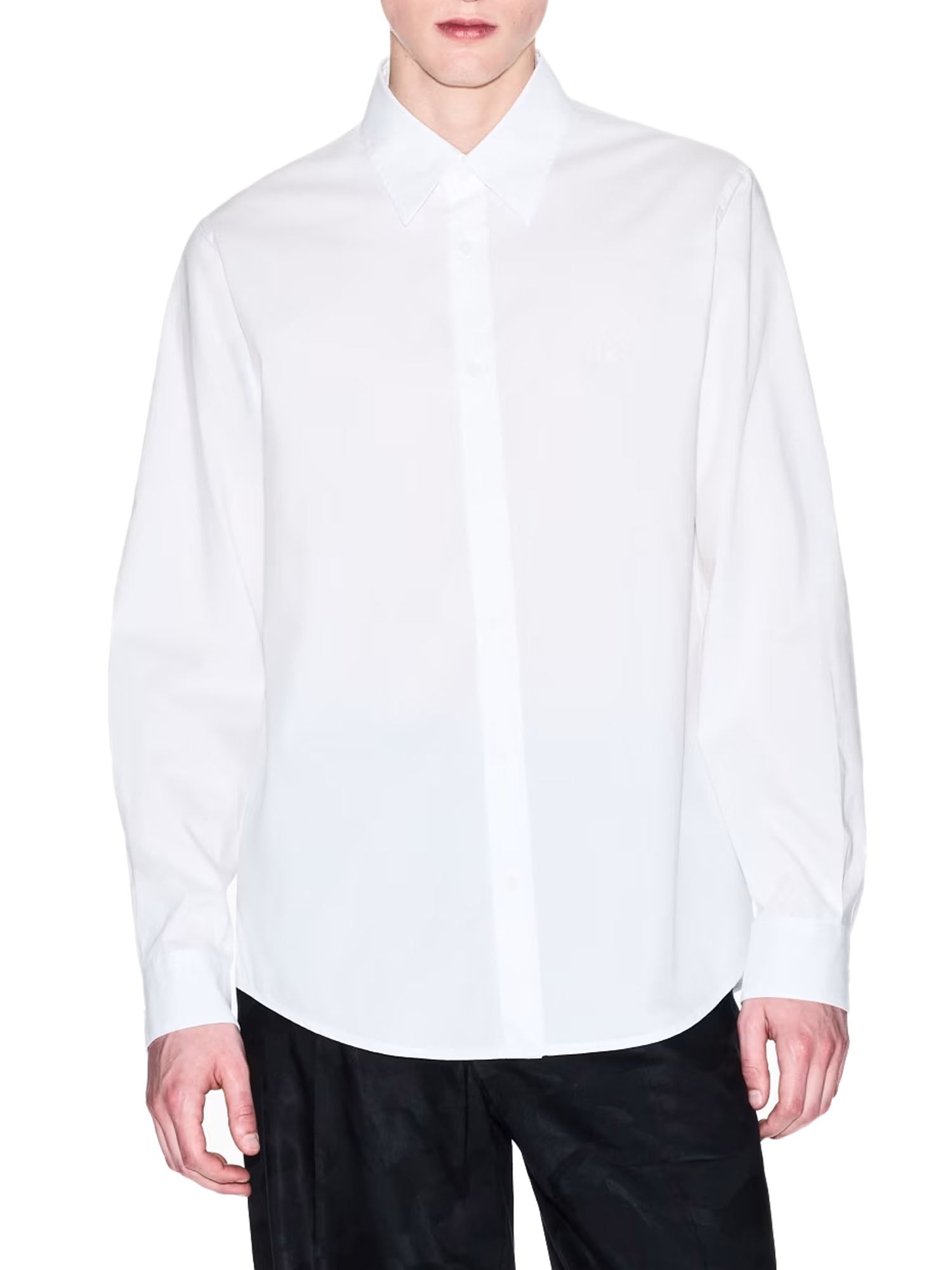 Armani Exchange Camicia Regular Bianco