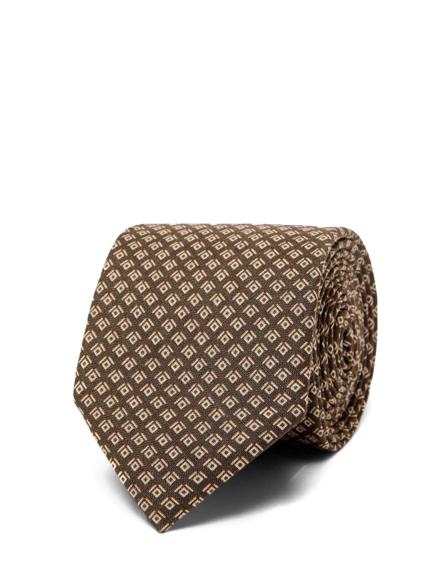 Selected Slhlars Linen Tie Verde