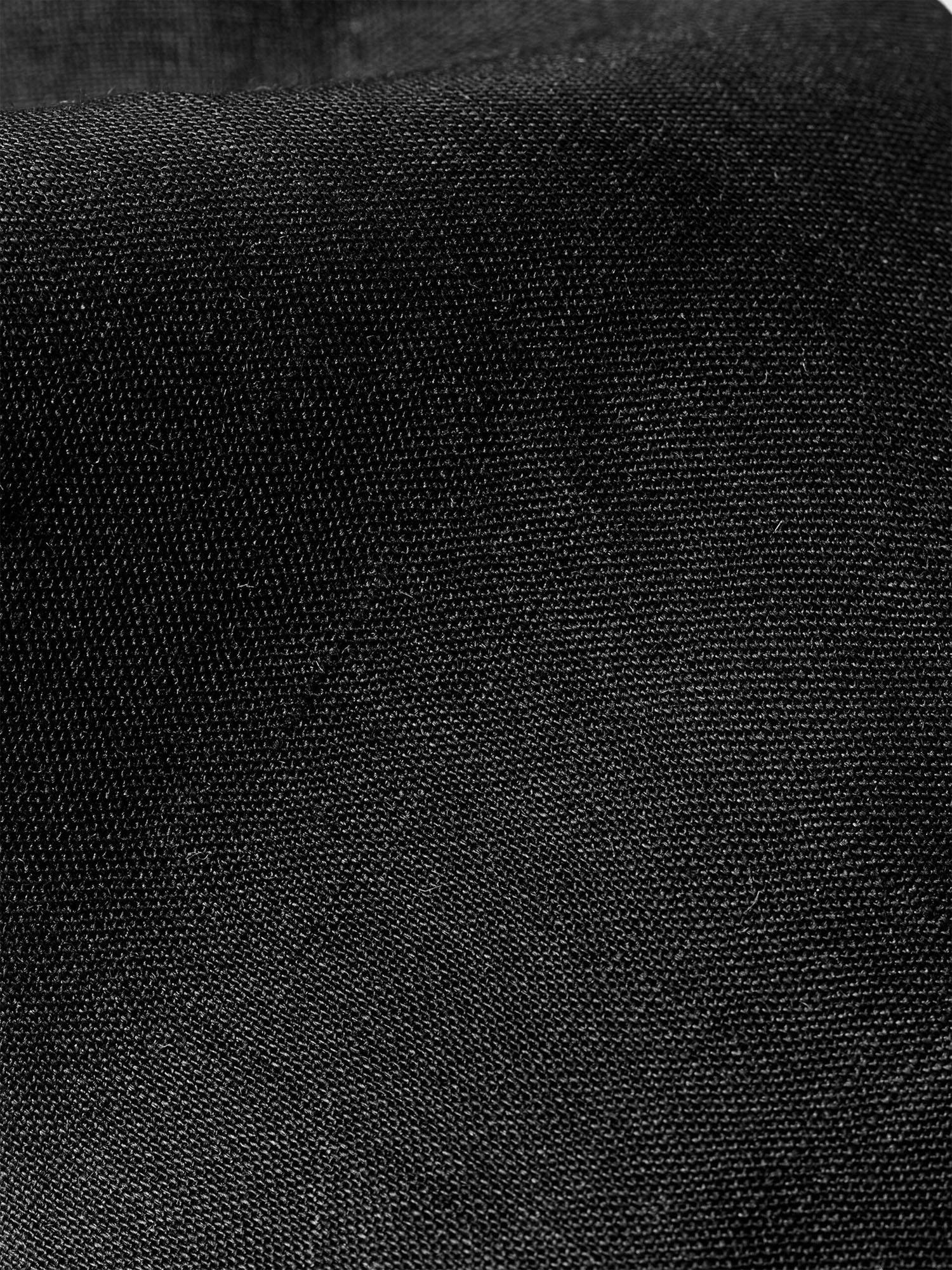 Selected Slhlars Linen Tie Nero