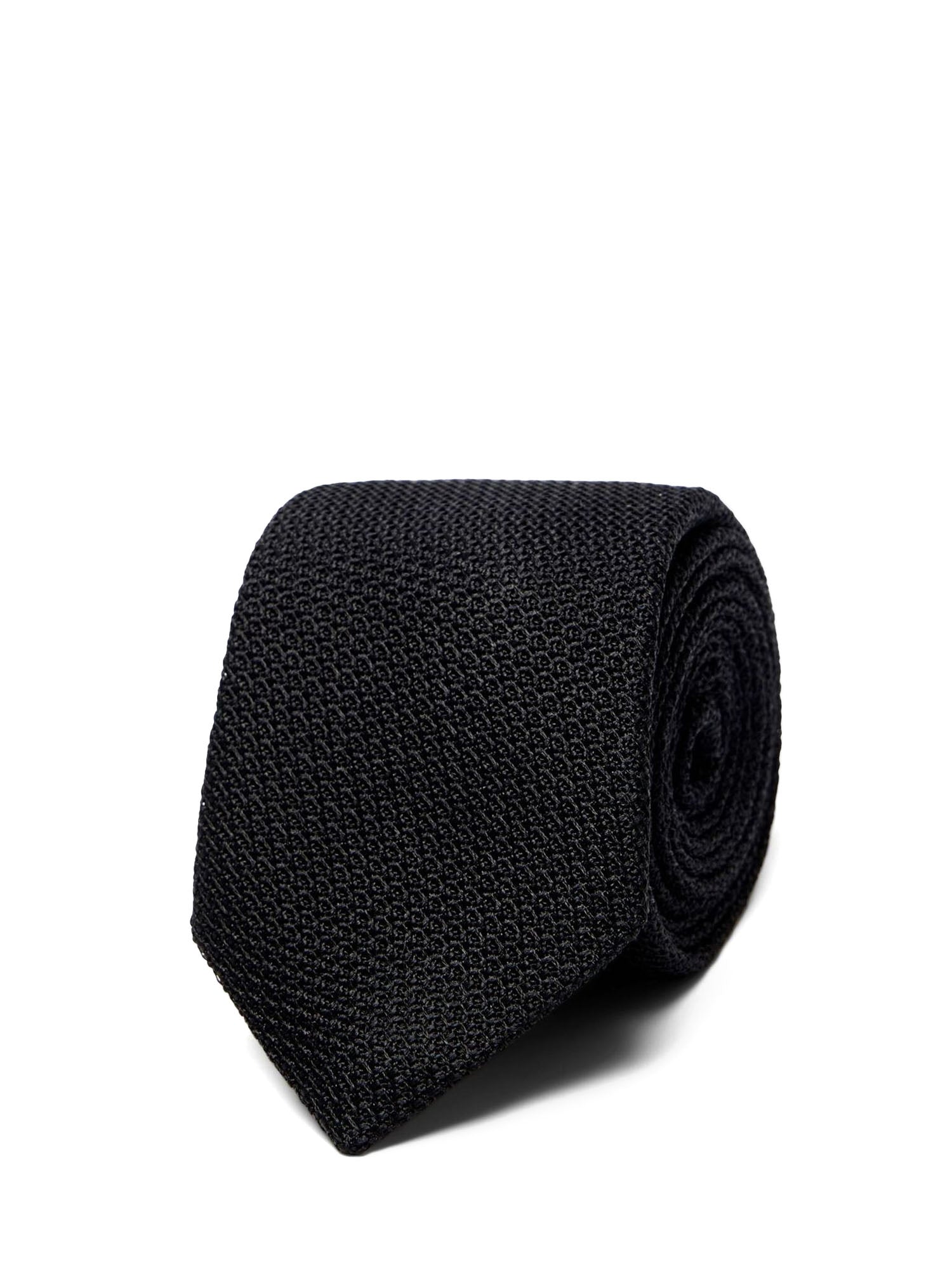 Selected Slhgert Silk Cravatta Nero