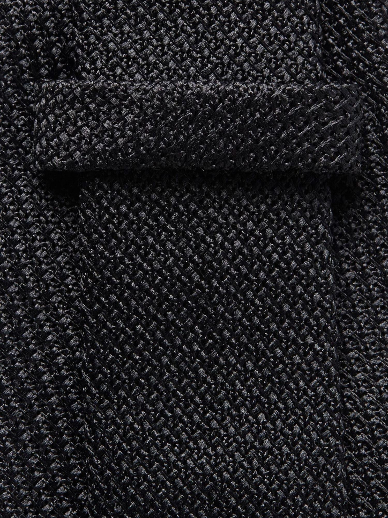 Selected Slhgert Silk Cravatta Nero
