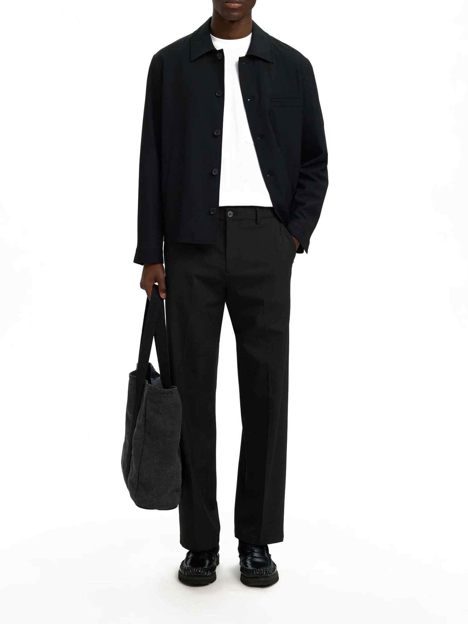 Selected Pantaloni Linea Morbida Nero