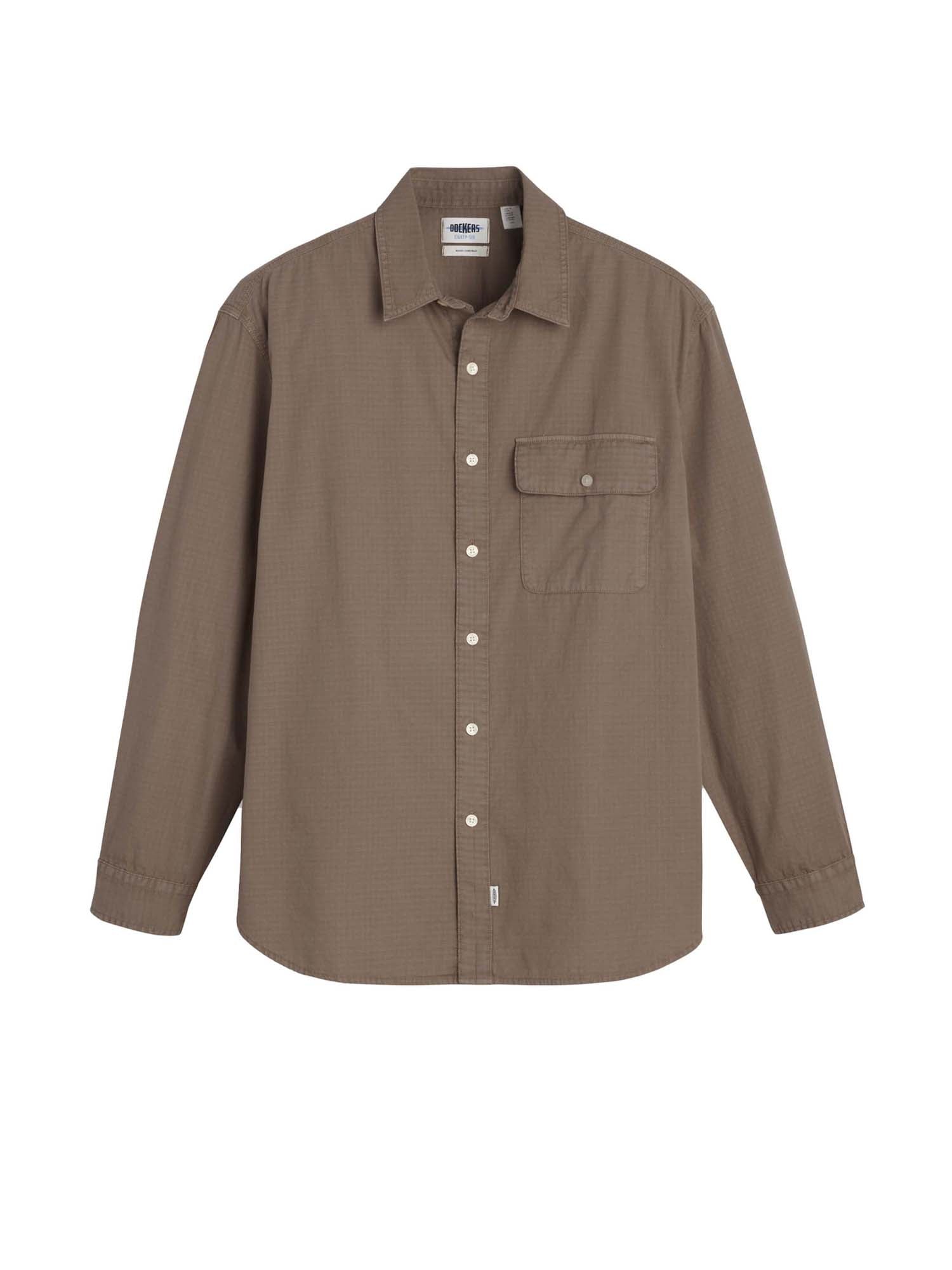 Dockers Camicia 86 1 Camicia Tasca Relaxed Marrone