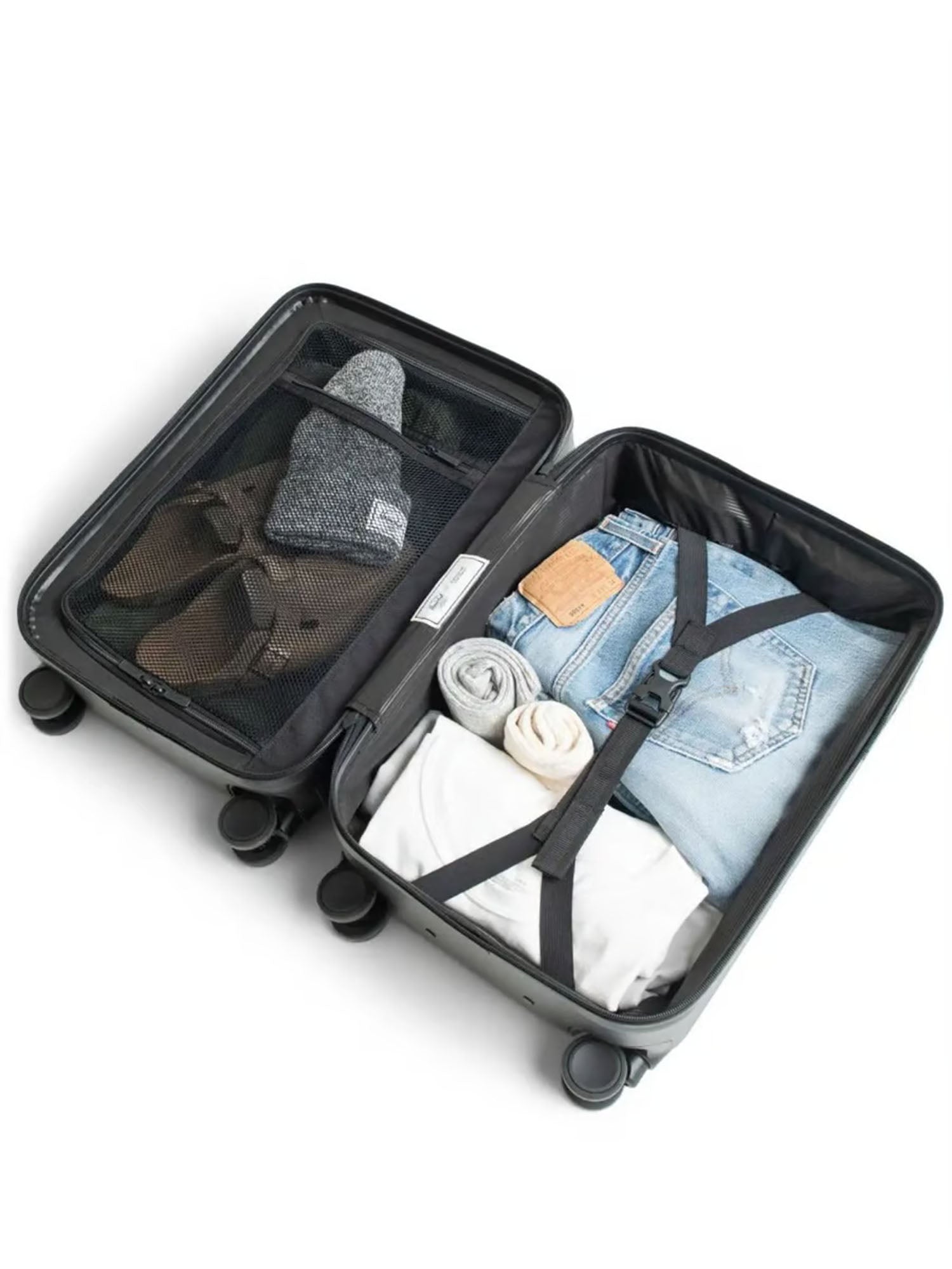 Herschel Heritage Hardshell Carry On Luggage Nero