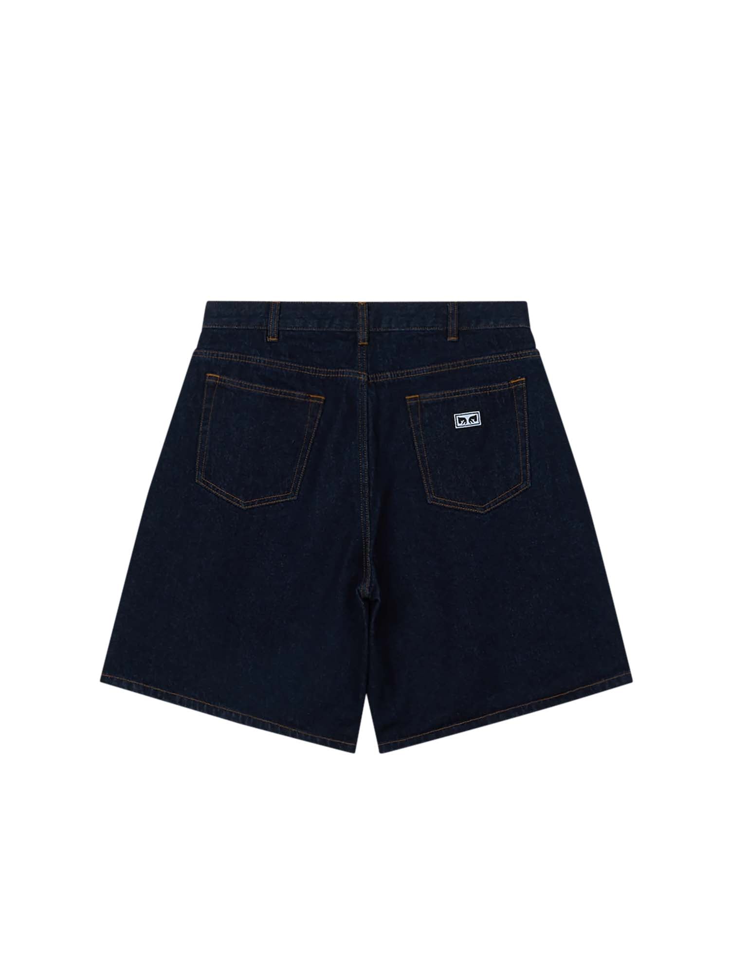 Obey Bigwig Baggy Denim Short Blu