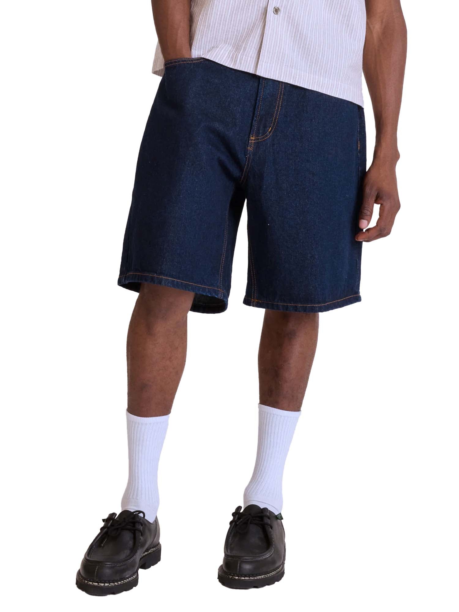 Obey Bigwig Baggy Denim Short Blu