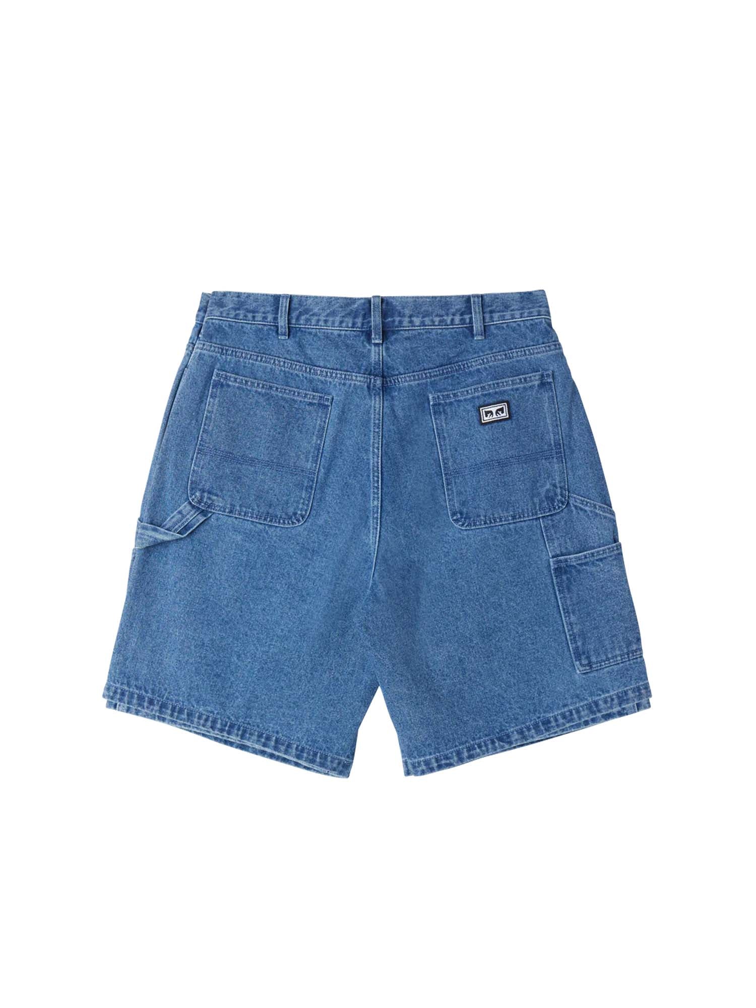 Obey Short Bigwig Denim Carpenter Azzurro