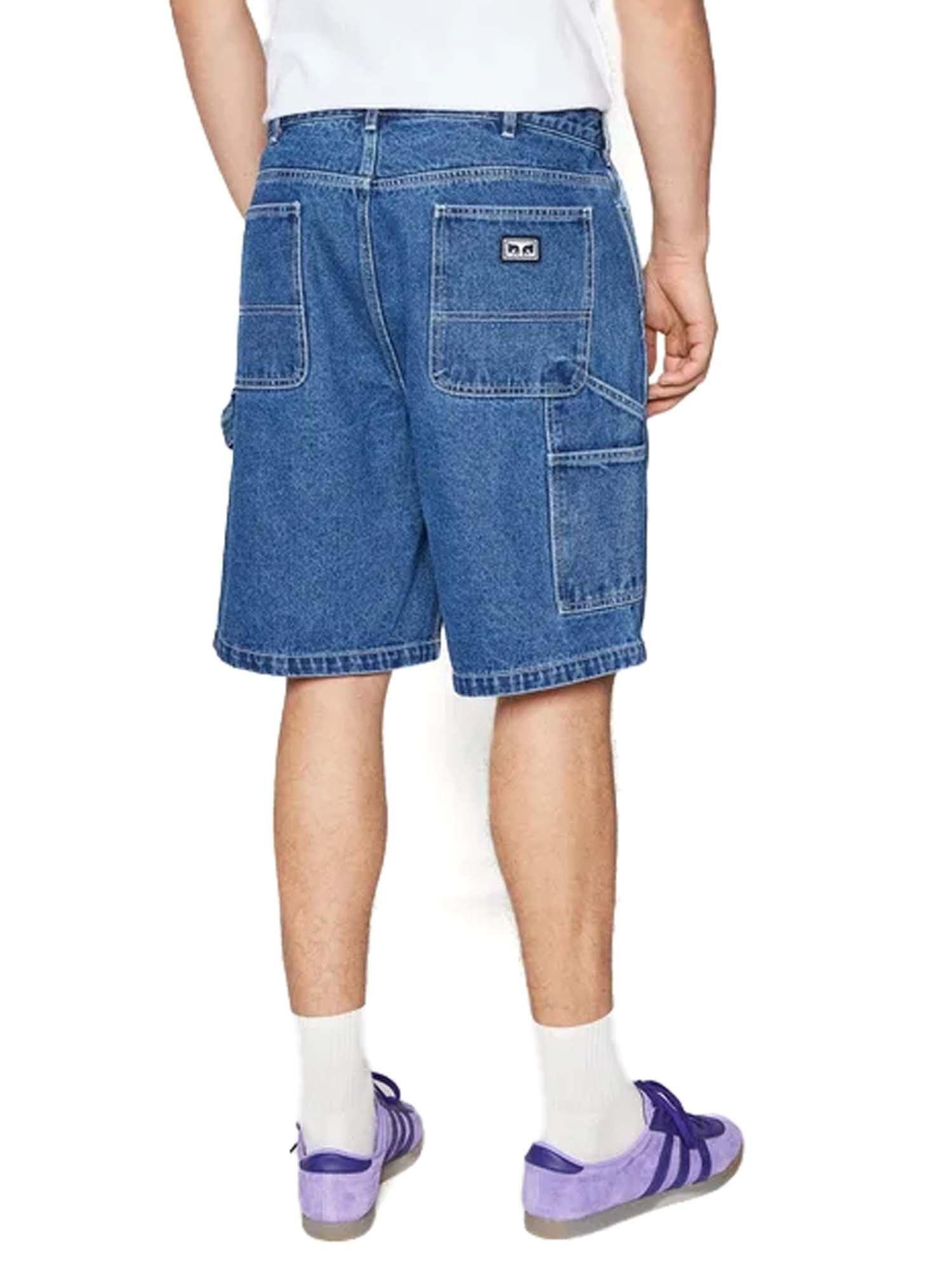 Obey Short Bigwig Denim Carpenter Blu