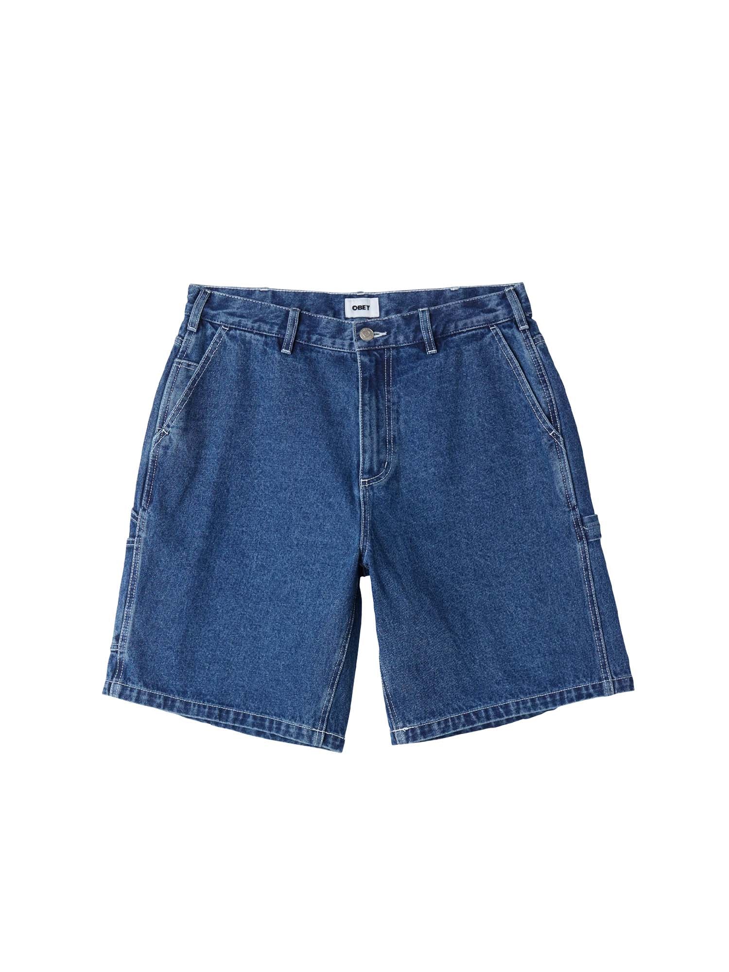 Obey Short Bigwig Denim Carpenter Blu