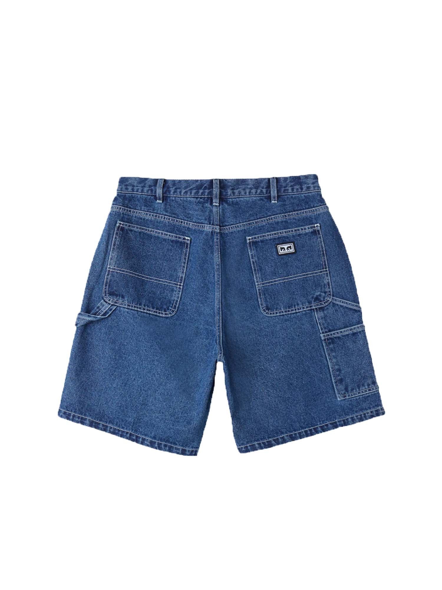 Obey Short Bigwig Denim Carpenter Blu