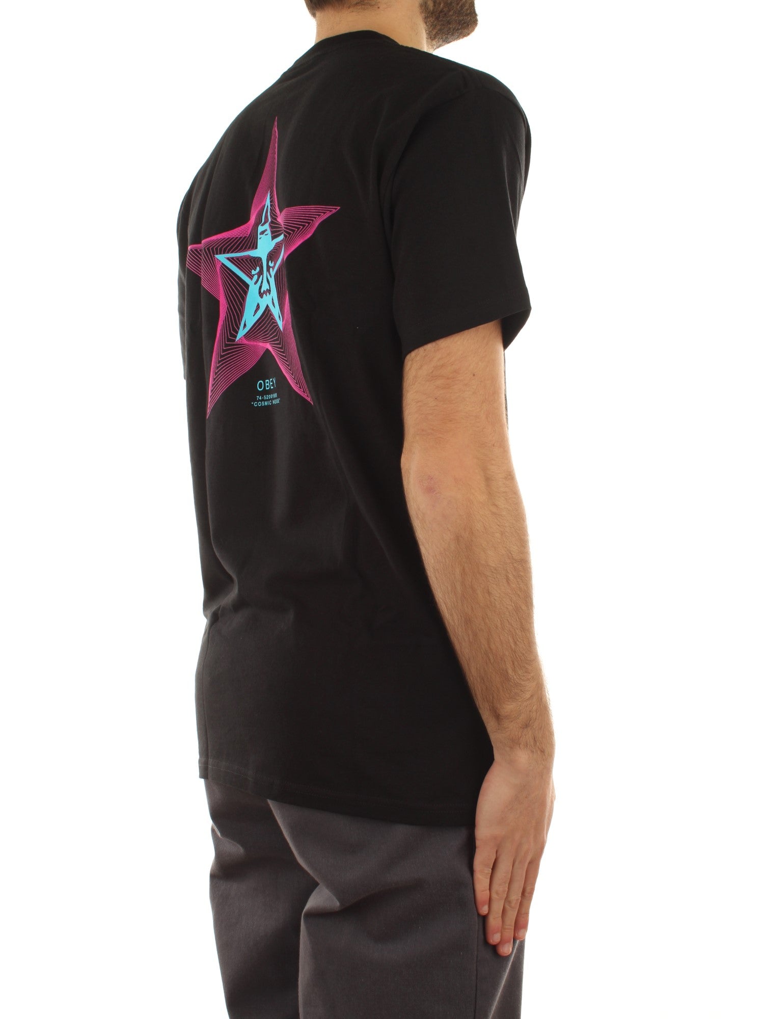 Obey Obey Cosmic Noise Tee Nero
