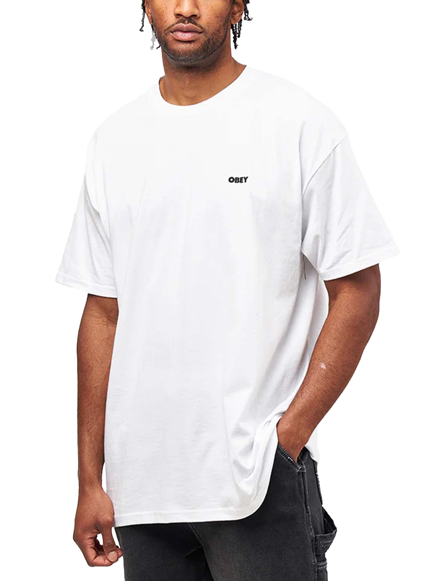 Obey Obey Cosmic Noise Tee Bianco