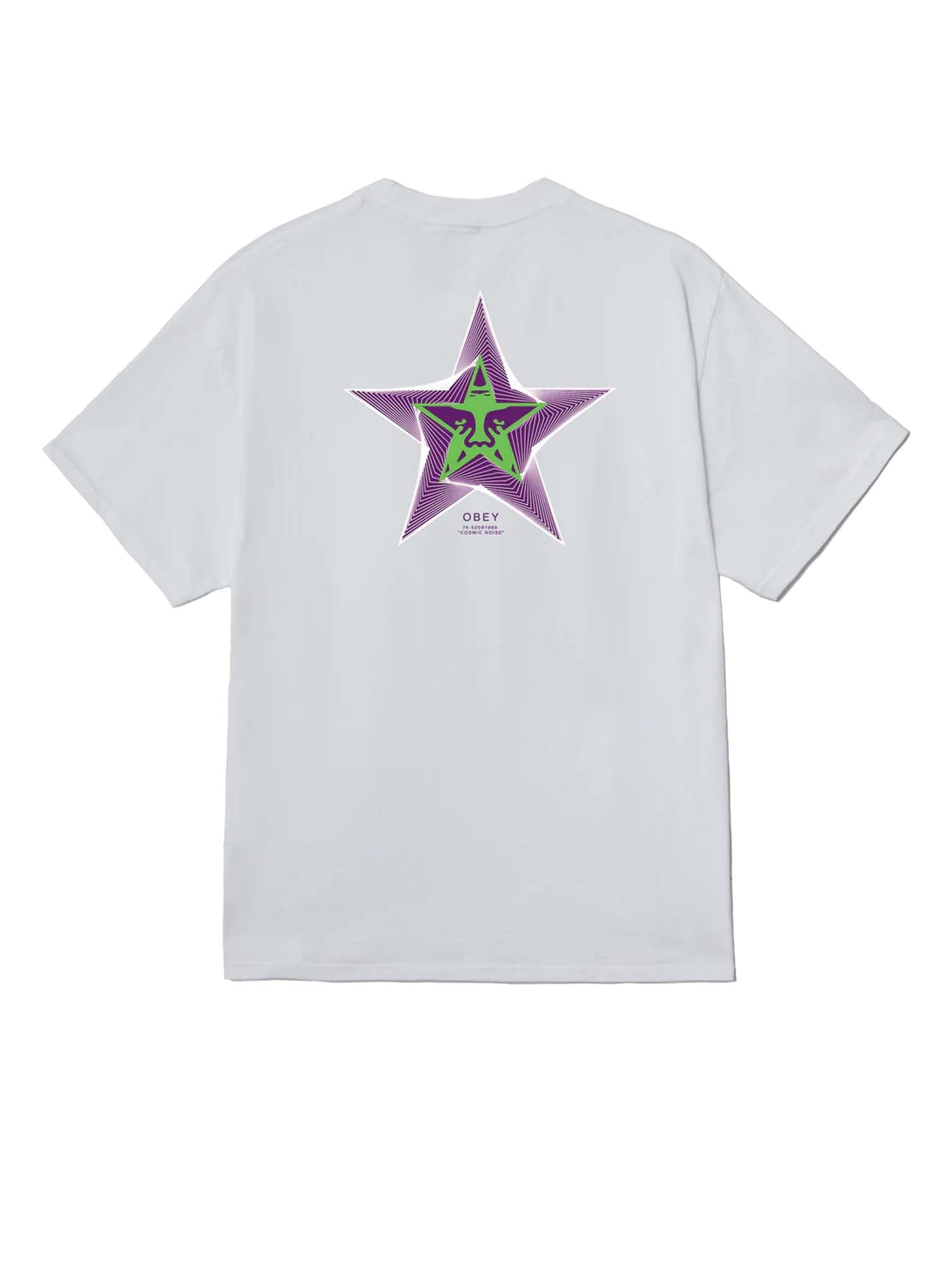 Obey Obey Cosmic Noise Tee Bianco