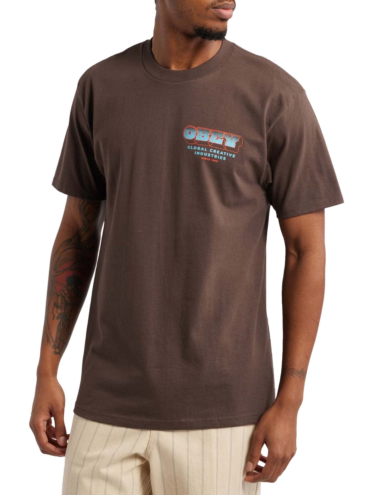 Obey Obey Measure Twice Tee Marrone