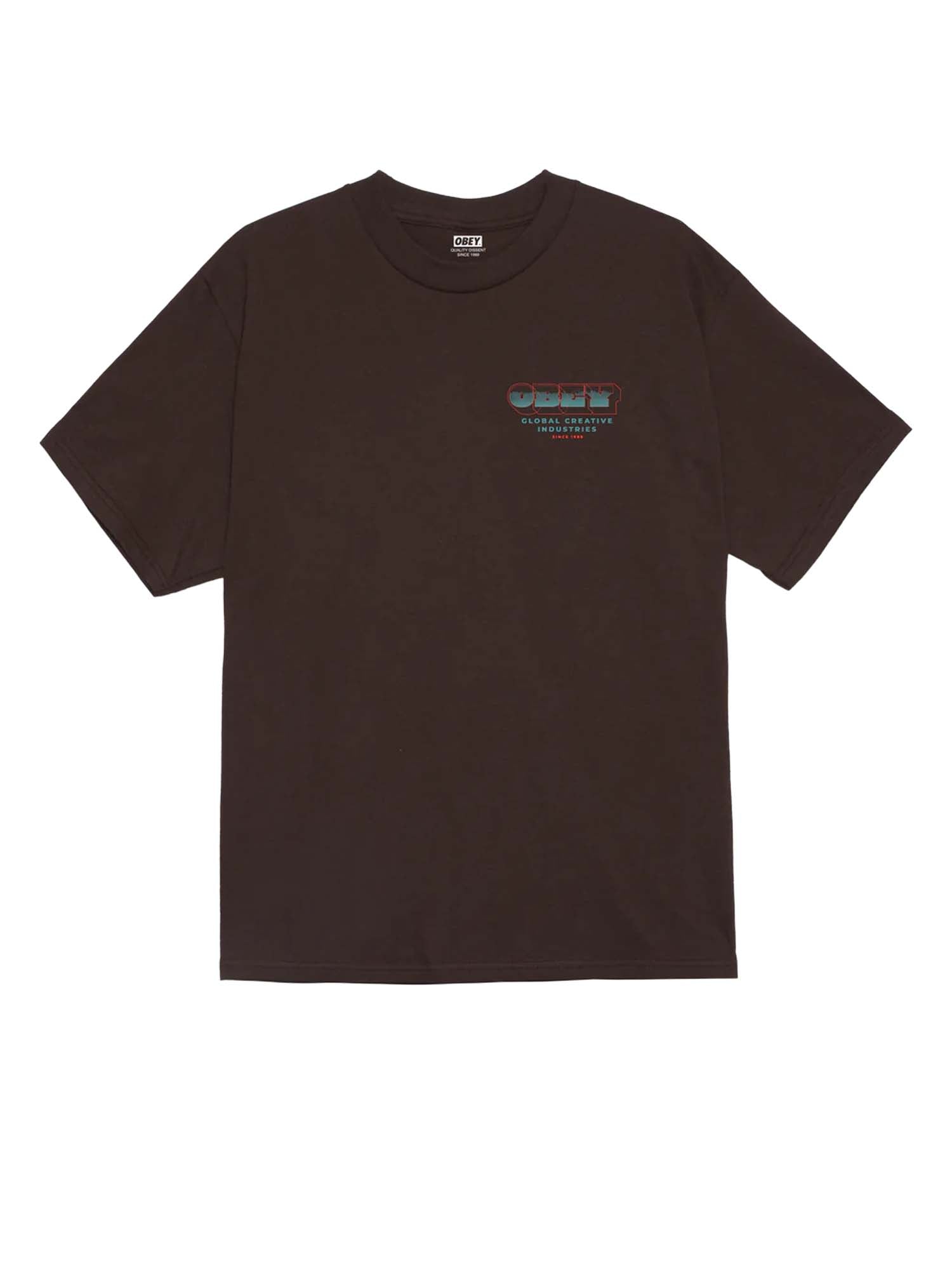 Obey Obey Measure Twice Tee Marrone