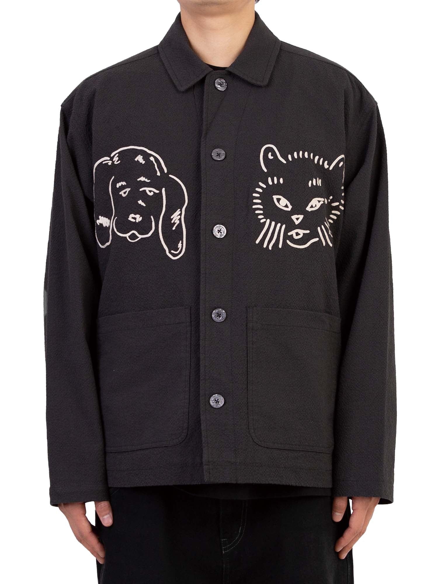 Obey Vesta Shirt Jacket Nero