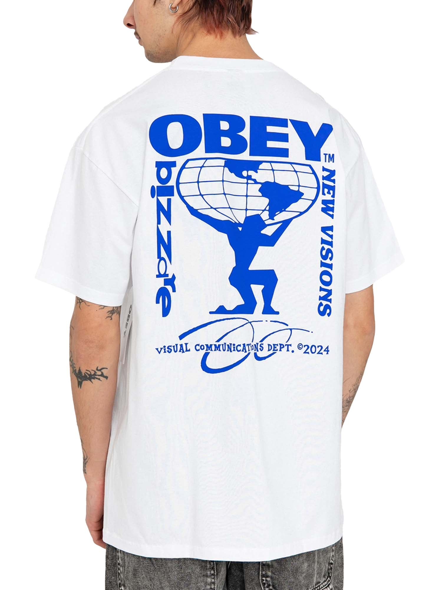 Obey Obey Bizzare New Visions Tee Bianco
