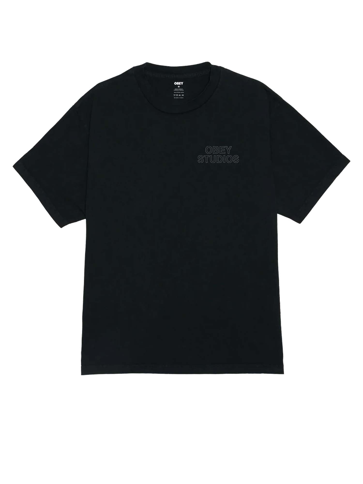Obey T-Shirt Obey Studios Outline Pigment Grigio