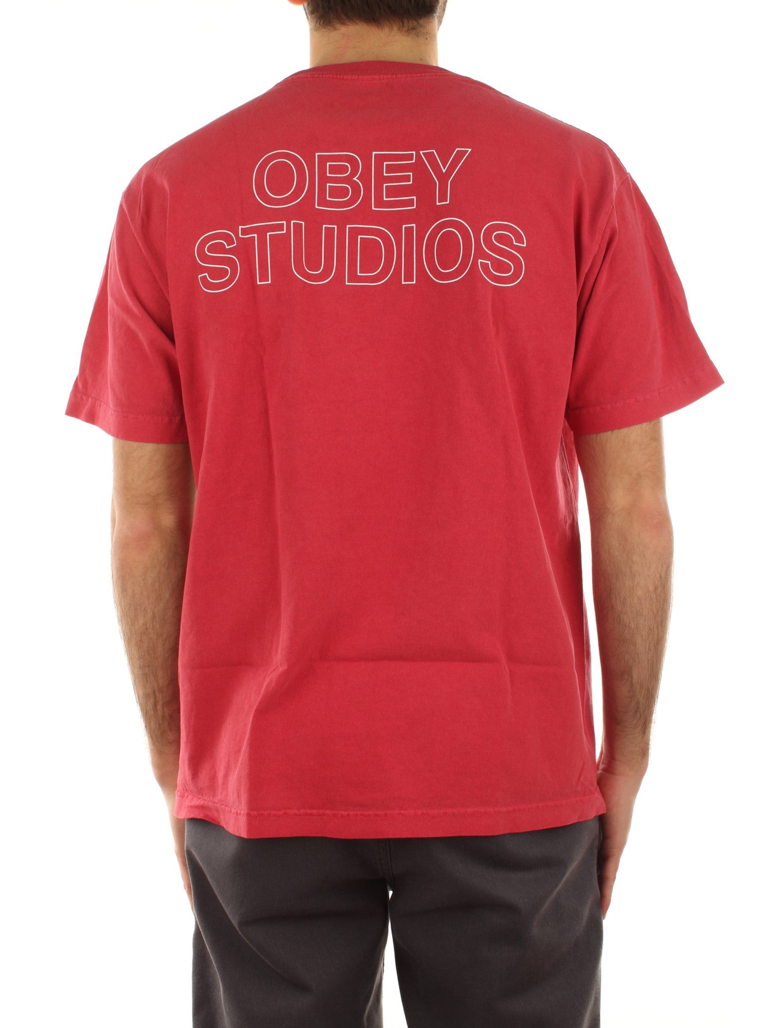 T-shirt à pigments Outline d'Obey Studios