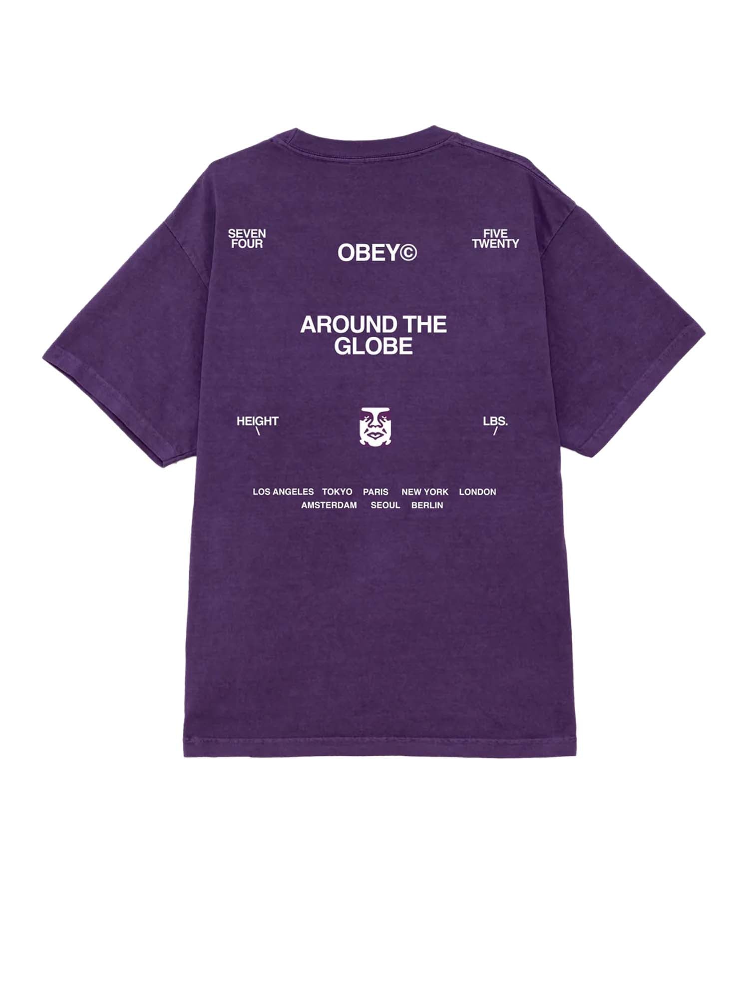 Obey Obey Around The Globe Tee Viola
