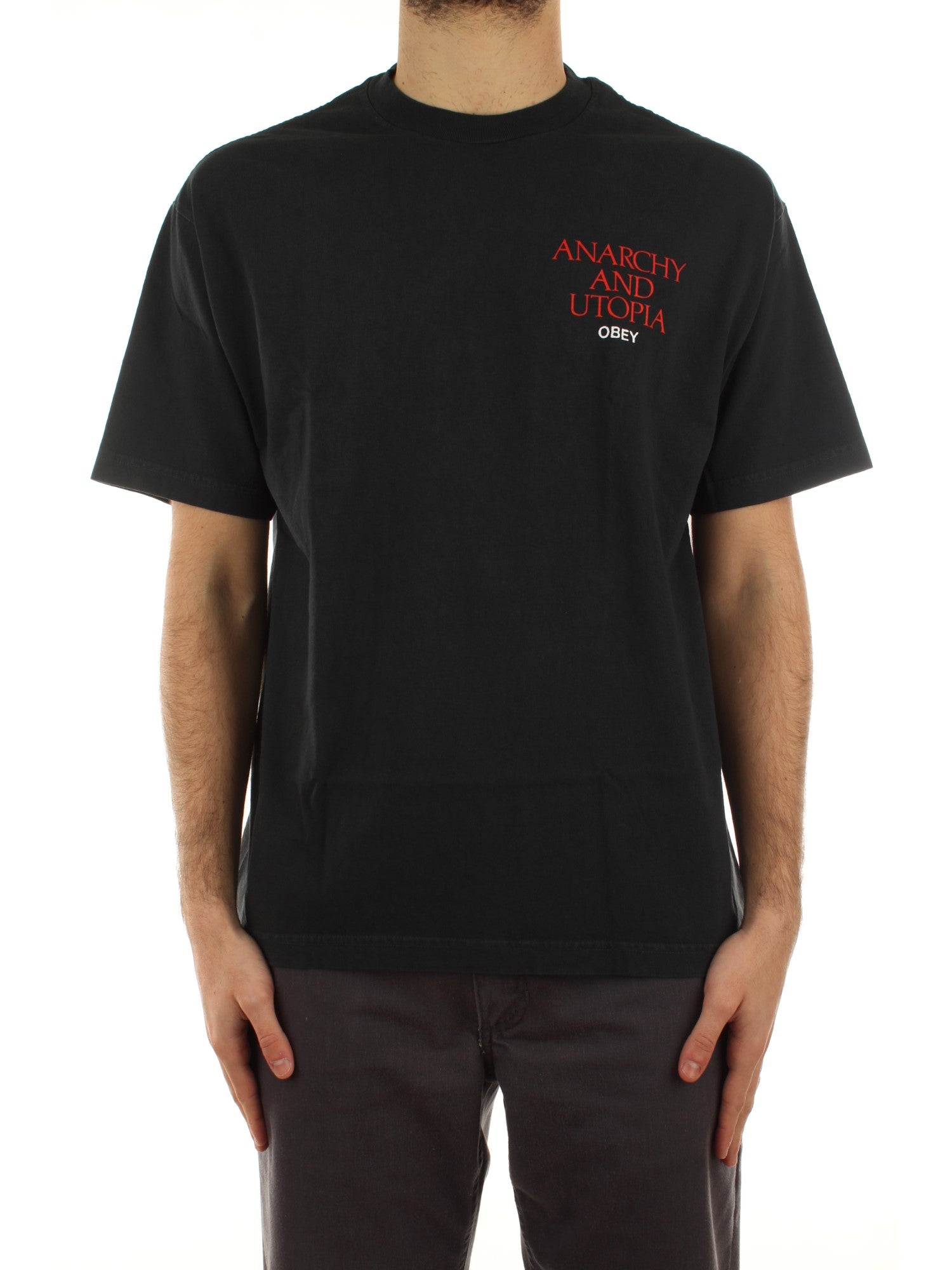 GA!FA Anarchy Shirt “無何有郷” - Utopia ANARCHY & UTOPIA PIGMENT T-SHIRT – OBEY CLOTHING EU