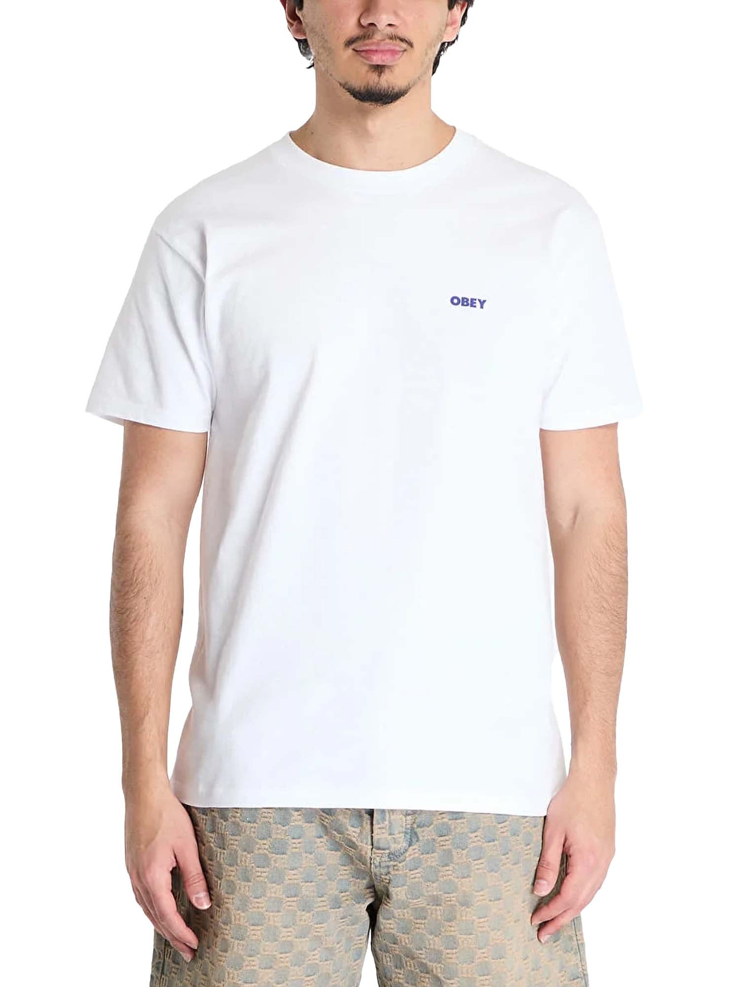 Obey Obey Target Icon Tee Bianco