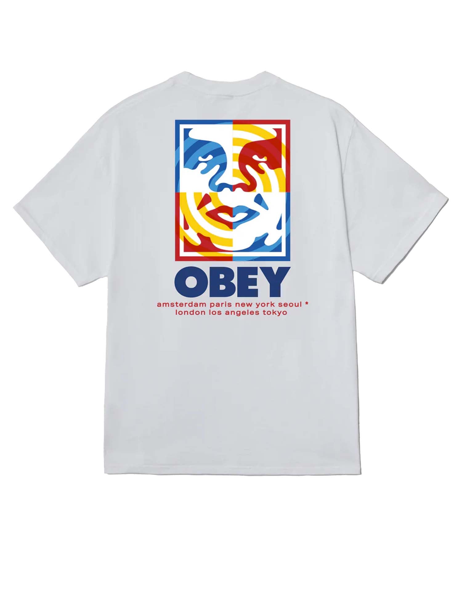 Obey Obey Target Icon Tee Bianco