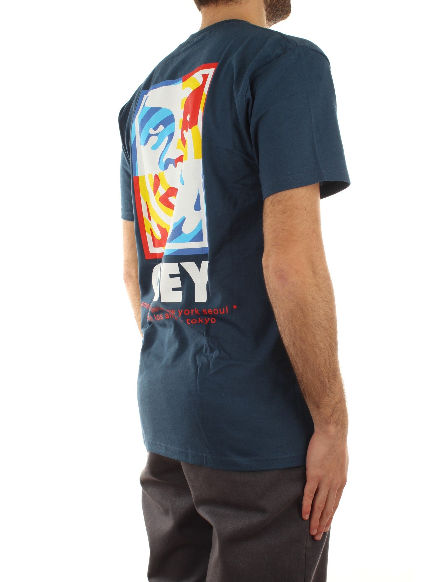 Obey Obey Target Icon Tee Blu