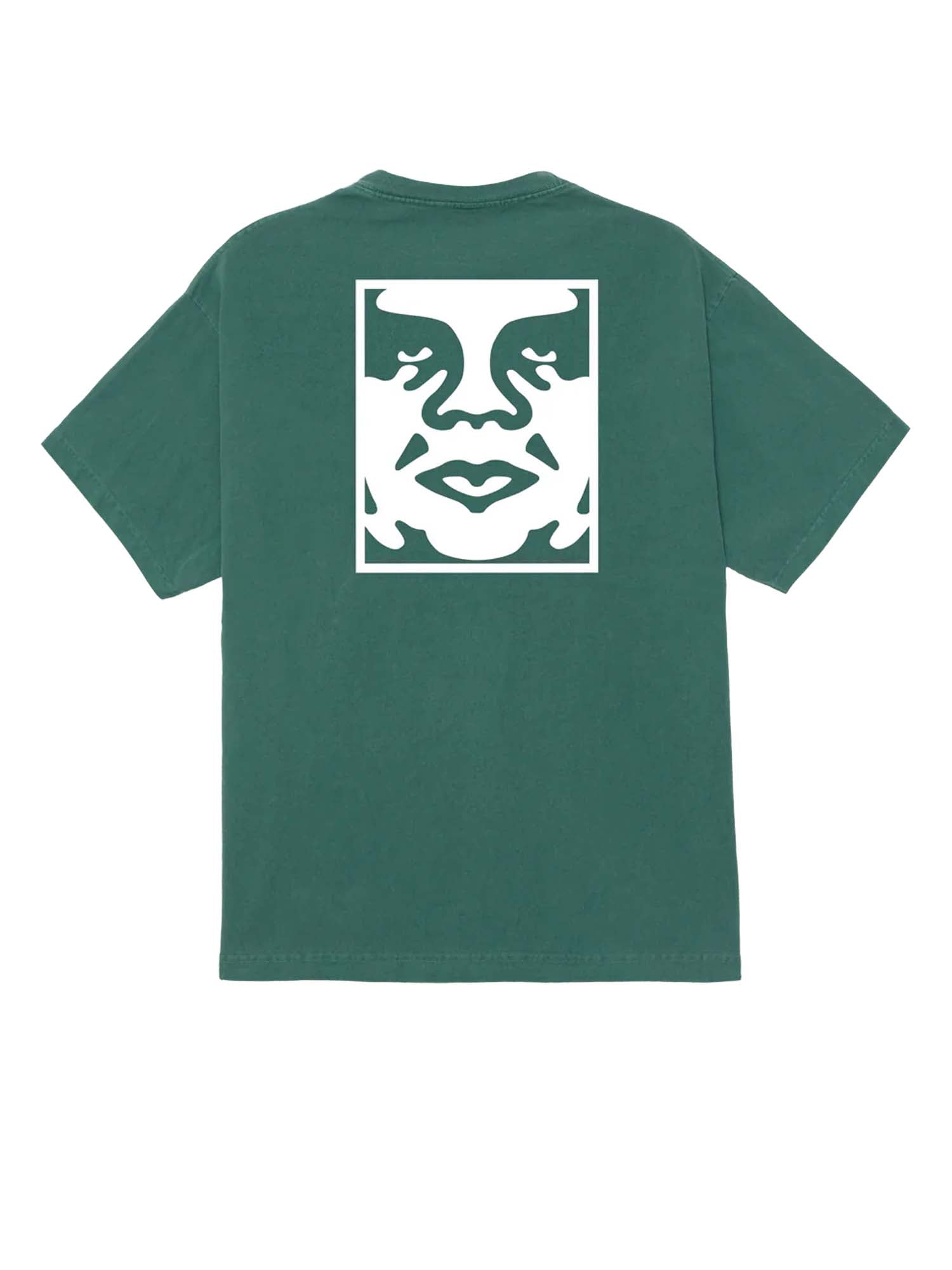 Obey Obey Bold Icon Face Pigment Tee Verde