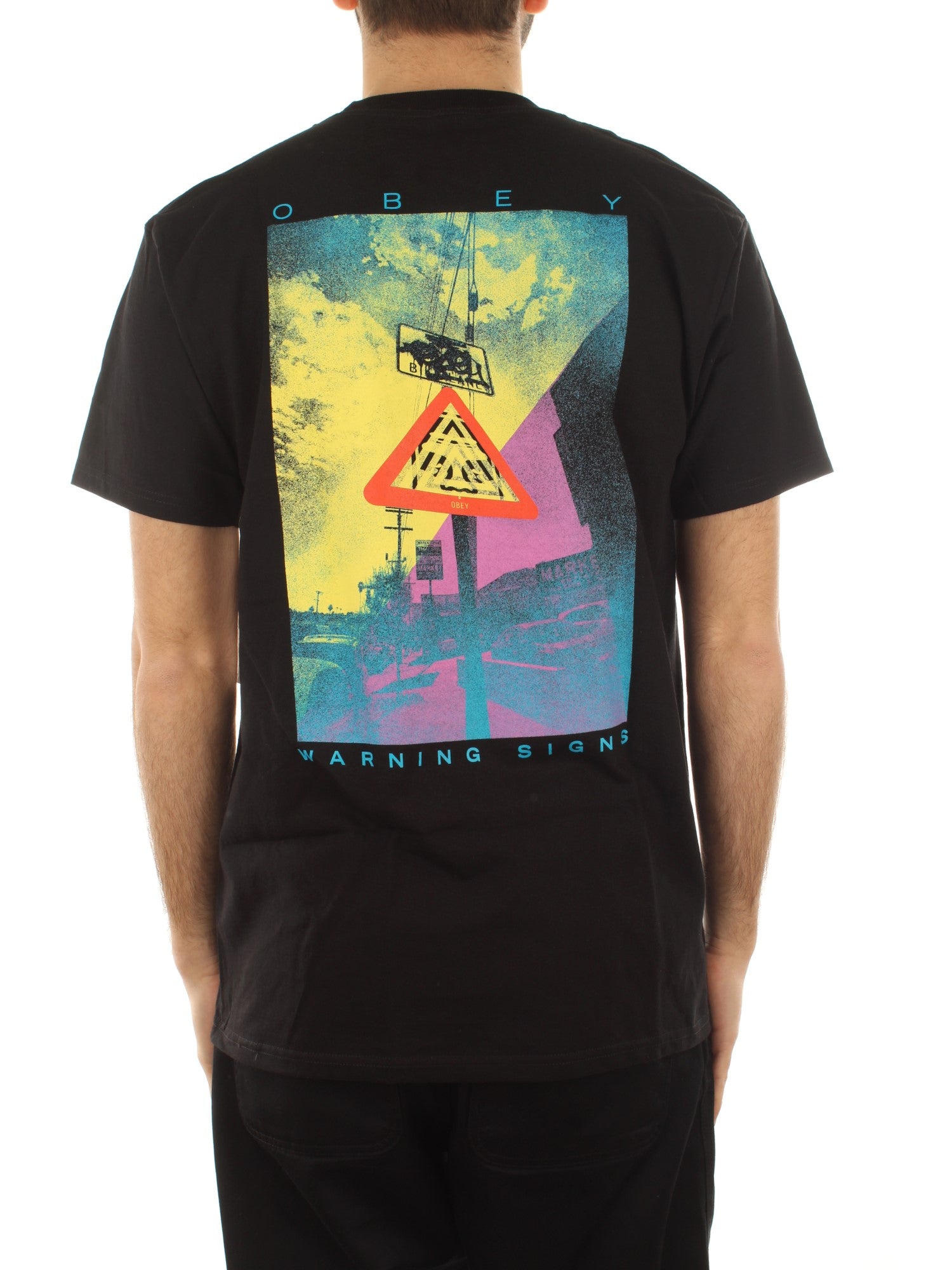 Obey Warning Sign Tee