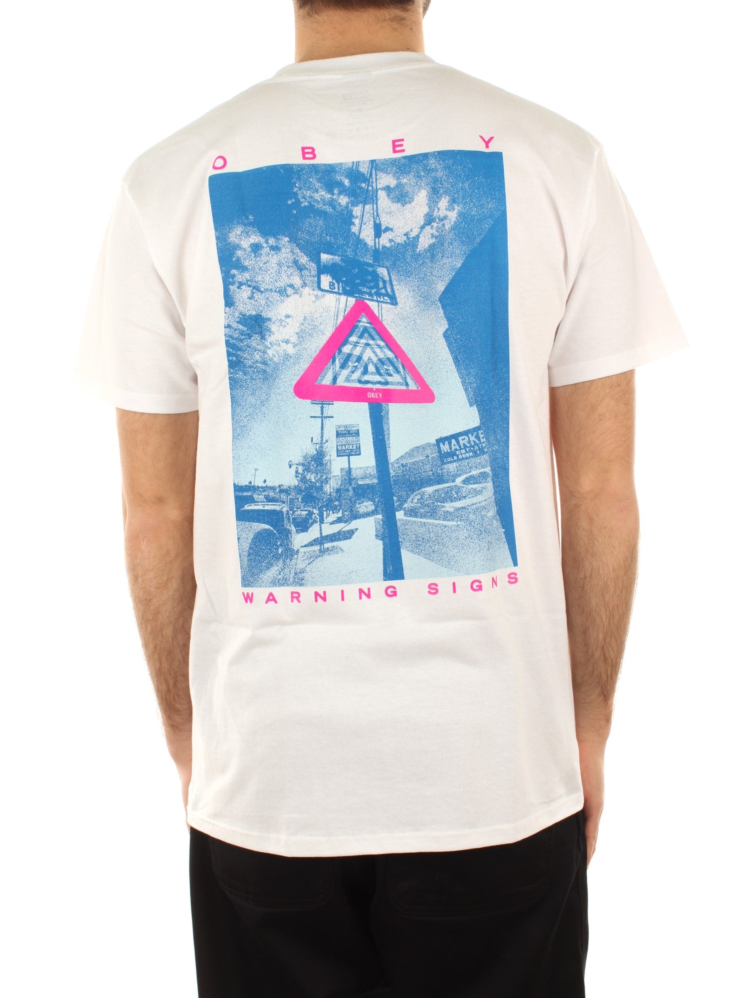 Obey Warning Sign Tee