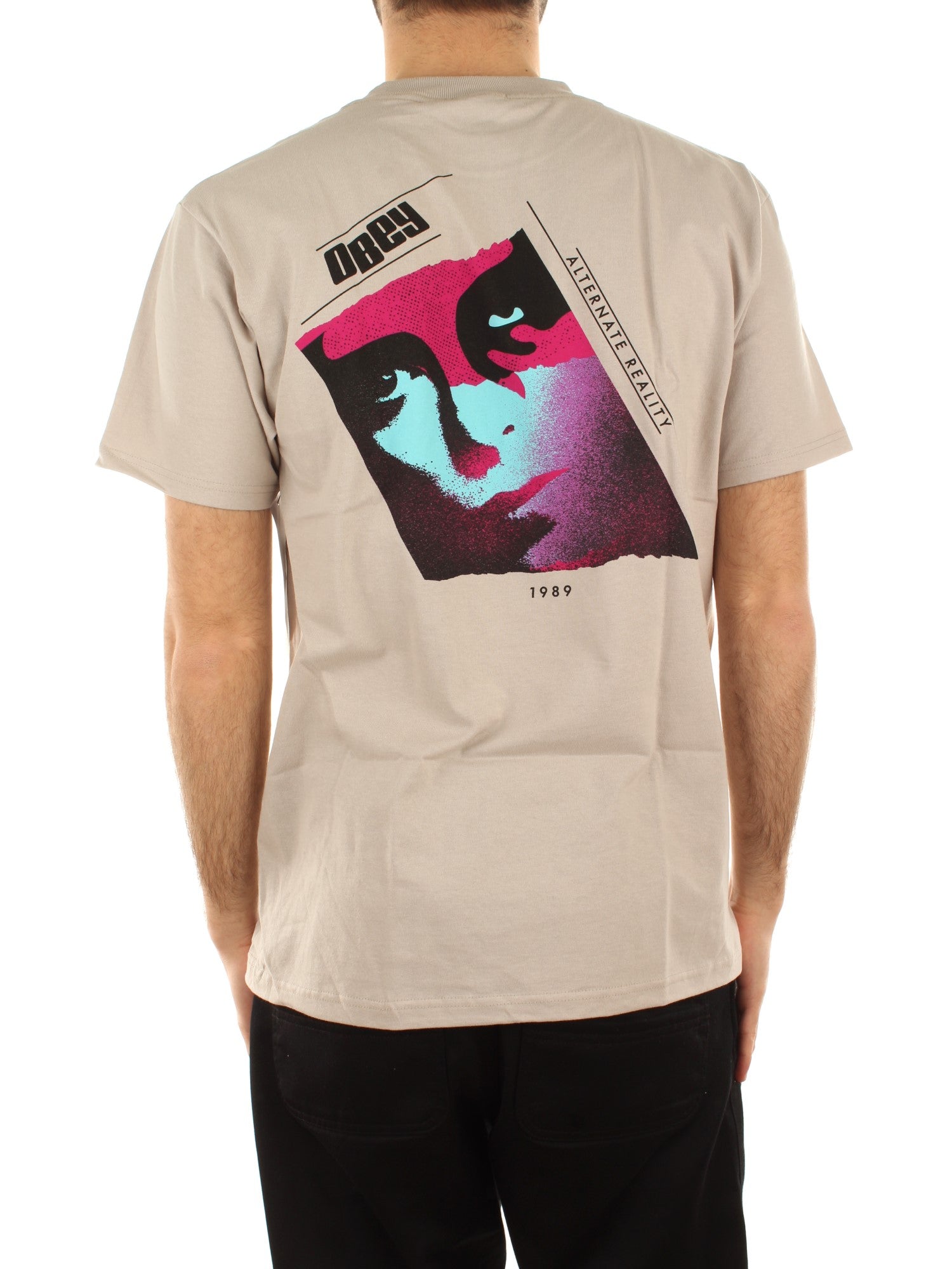 Obey Obey Alternate Reality Tee Grigio