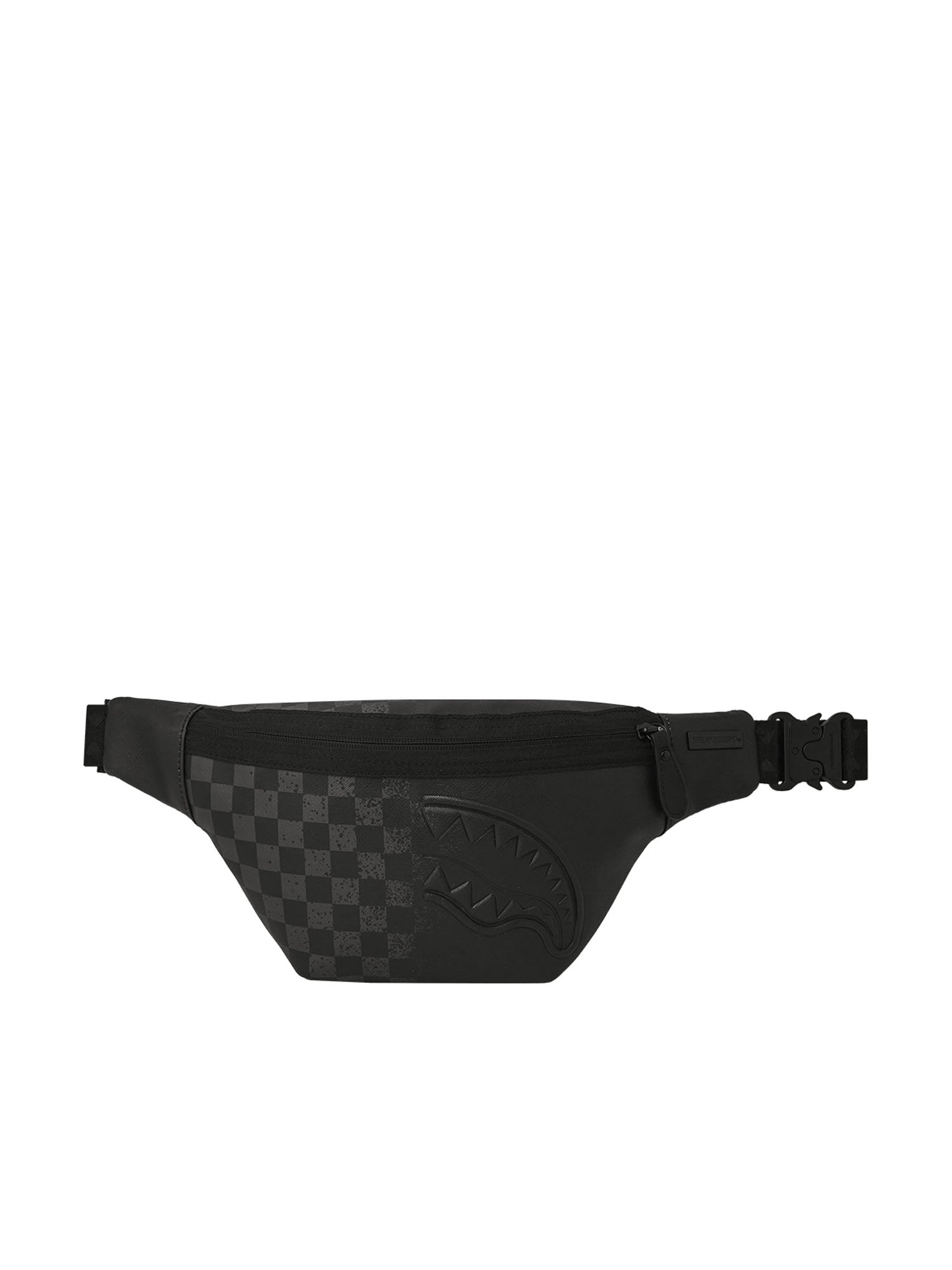 Sprayground Half Spritz Check Savvy Crossbody Nero