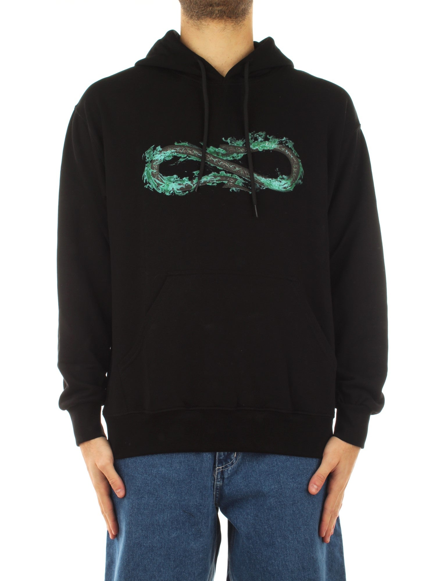 Sweat-shirt à logo de feu