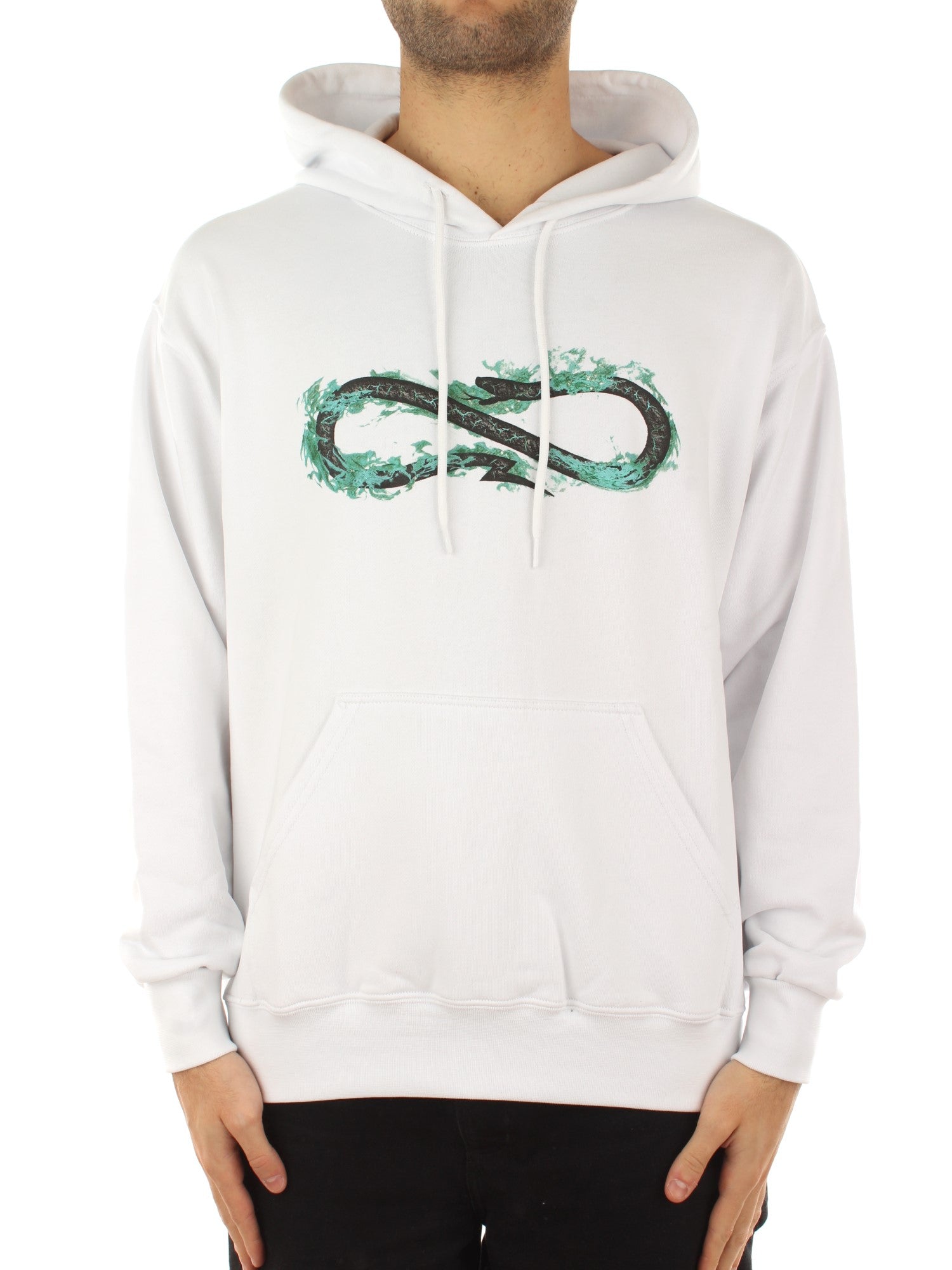 Sweat-shirt à logo de feu