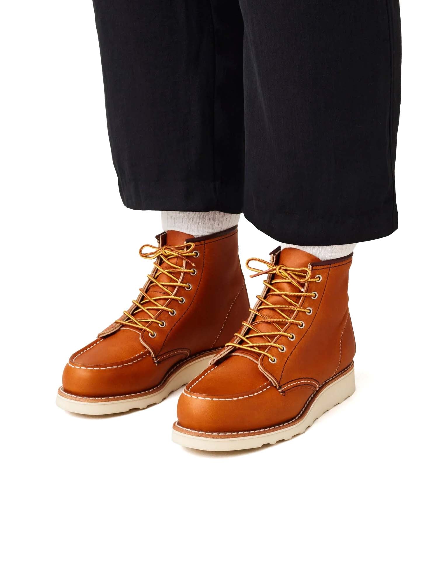 Red Wing Shoes Stivaletti Classic Moc da donna Marrone